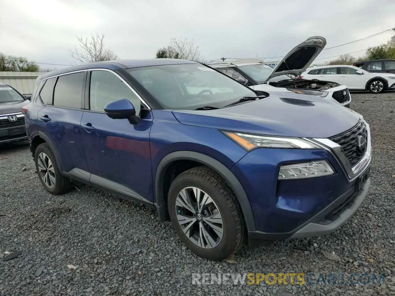 4 Photograph of a damaged car 5N1AT3BB5MC755057 NISSAN ROGUE 2021