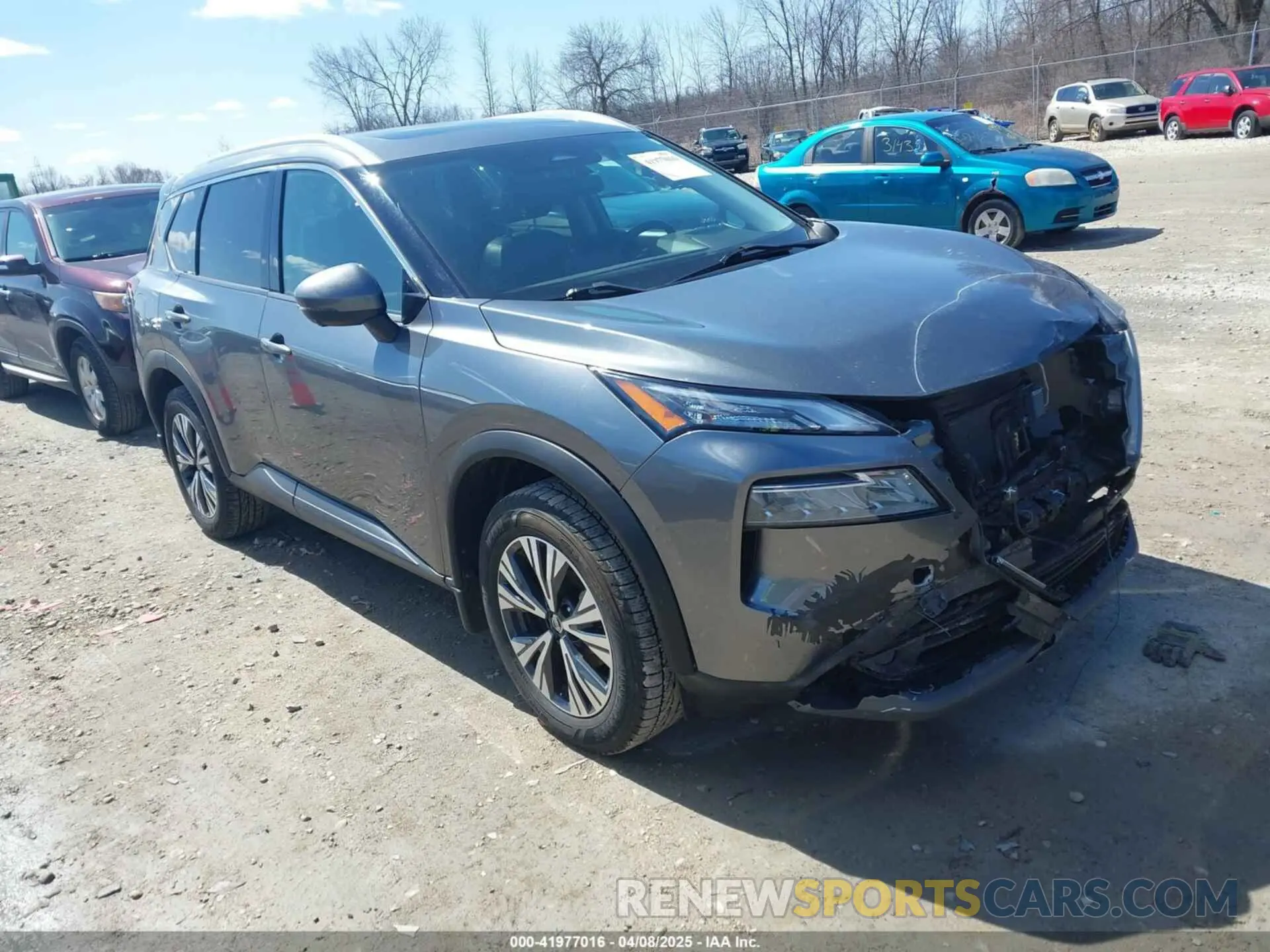 1 Photograph of a damaged car 5N1AT3BB5MC759755 NISSAN ROGUE 2021