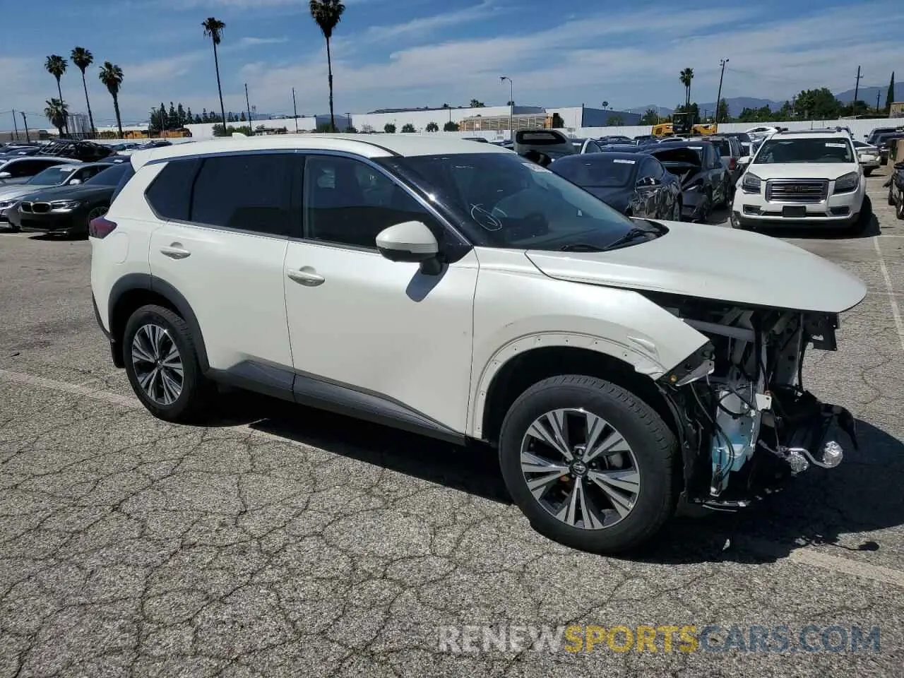 4 Photograph of a damaged car 5N1AT3BB5MC771579 NISSAN ROGUE 2021
