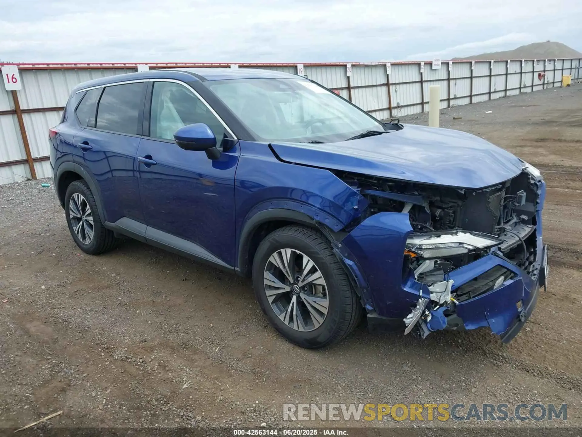 1 Photograph of a damaged car 5N1AT3BB5MC791363 NISSAN ROGUE 2021