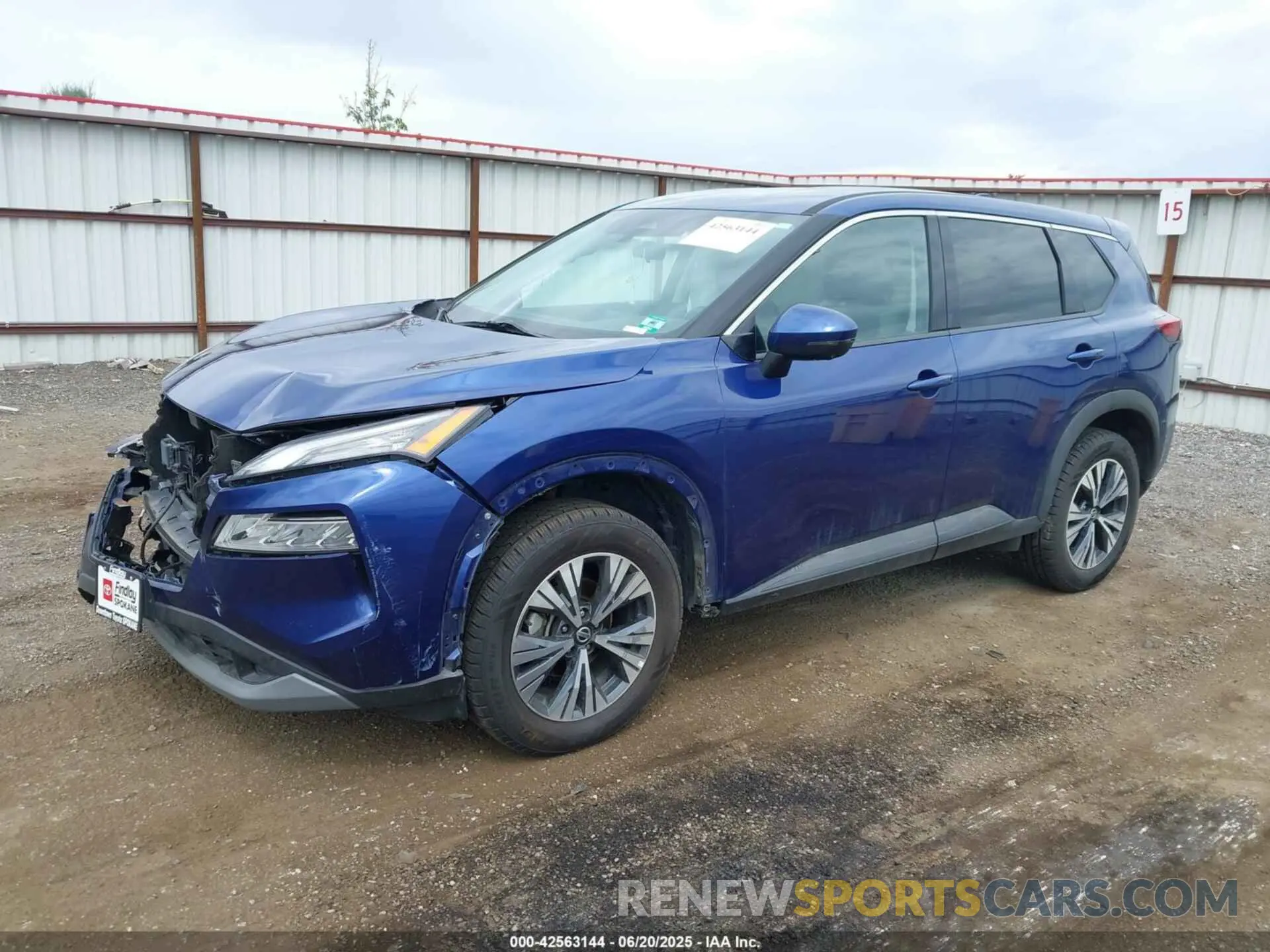 2 Photograph of a damaged car 5N1AT3BB5MC791363 NISSAN ROGUE 2021