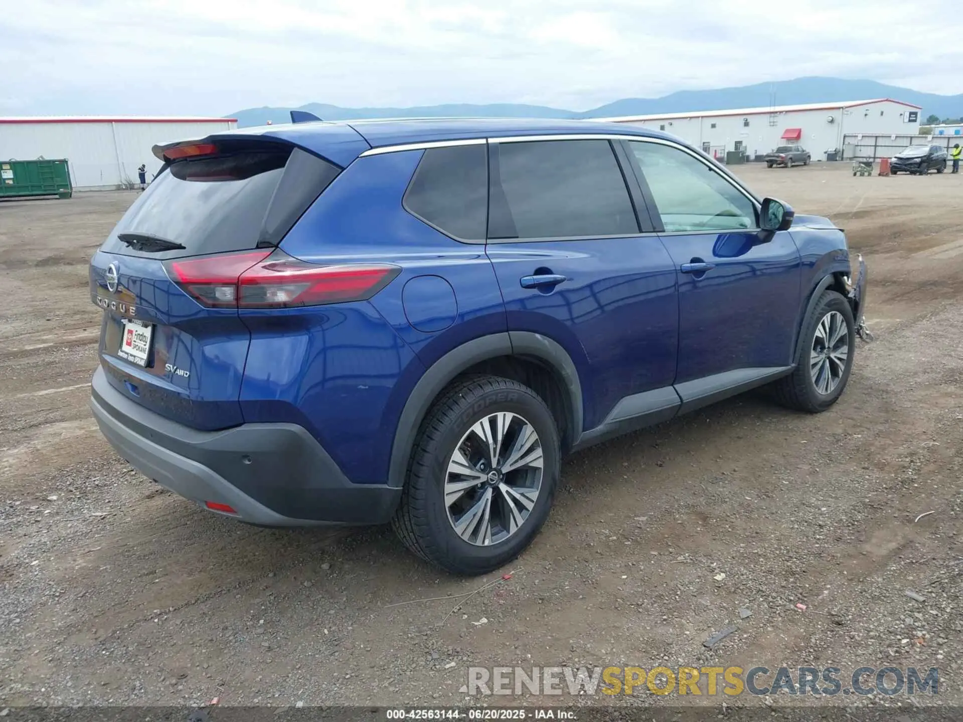 4 Photograph of a damaged car 5N1AT3BB5MC791363 NISSAN ROGUE 2021