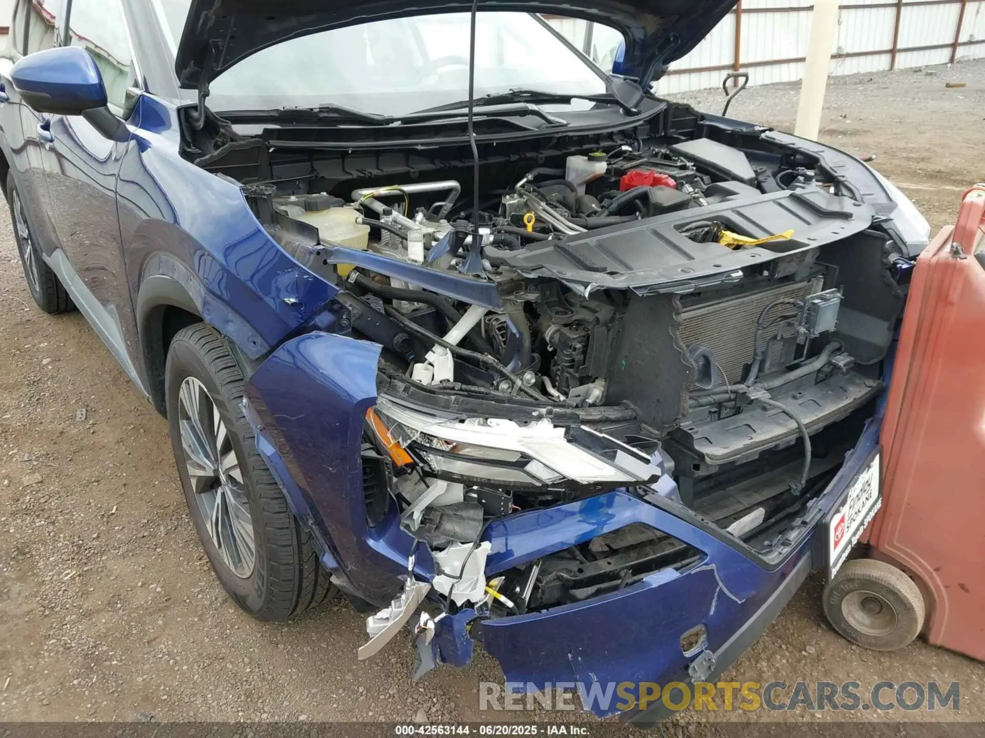 6 Photograph of a damaged car 5N1AT3BB5MC791363 NISSAN ROGUE 2021