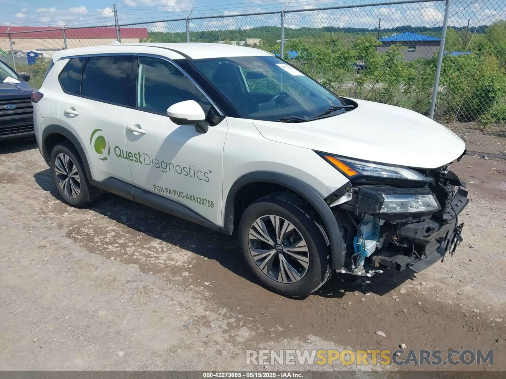 1 Photograph of a damaged car 5N1AT3BB5MC814656 NISSAN ROGUE 2021