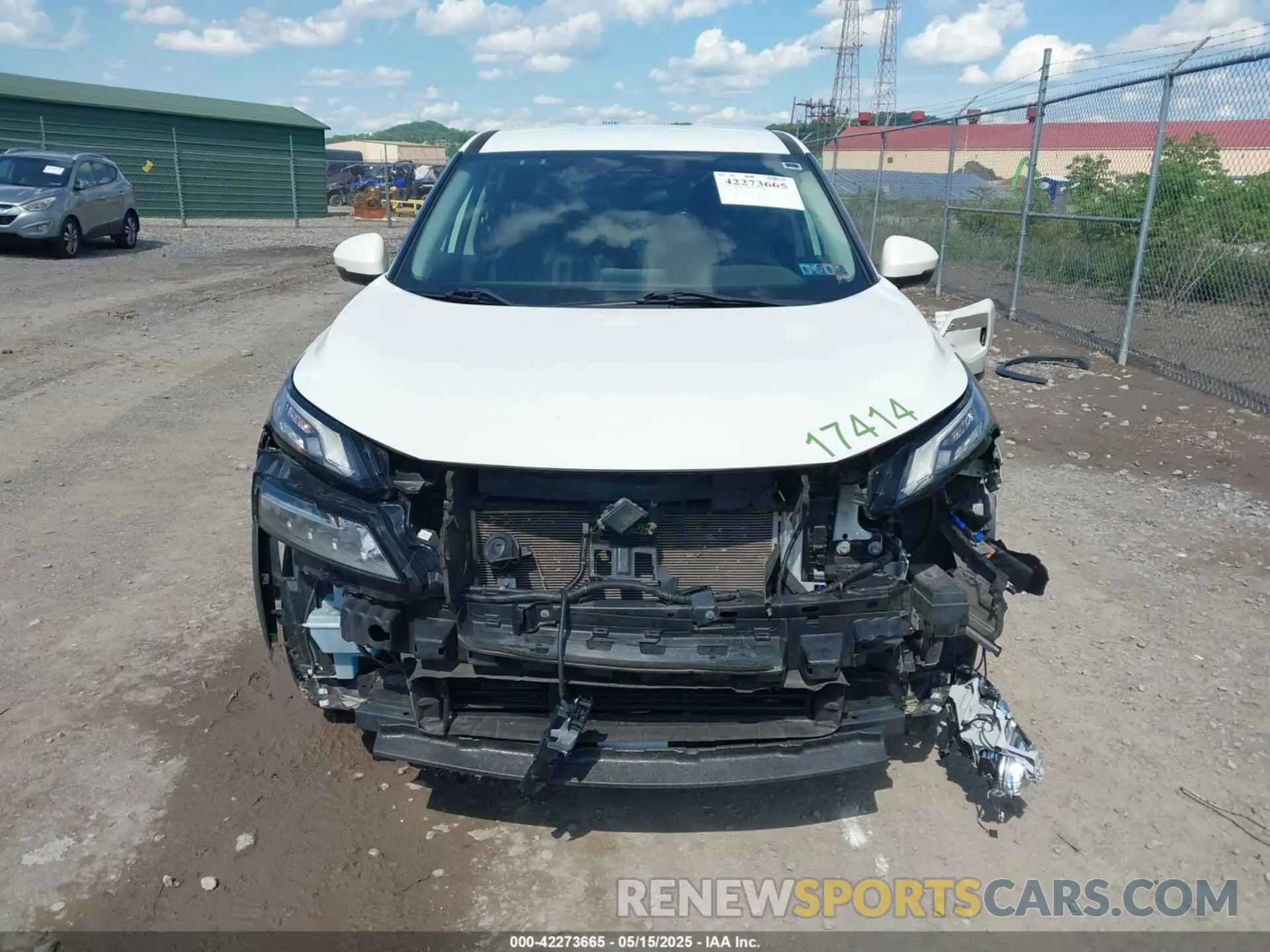 12 Photograph of a damaged car 5N1AT3BB5MC814656 NISSAN ROGUE 2021