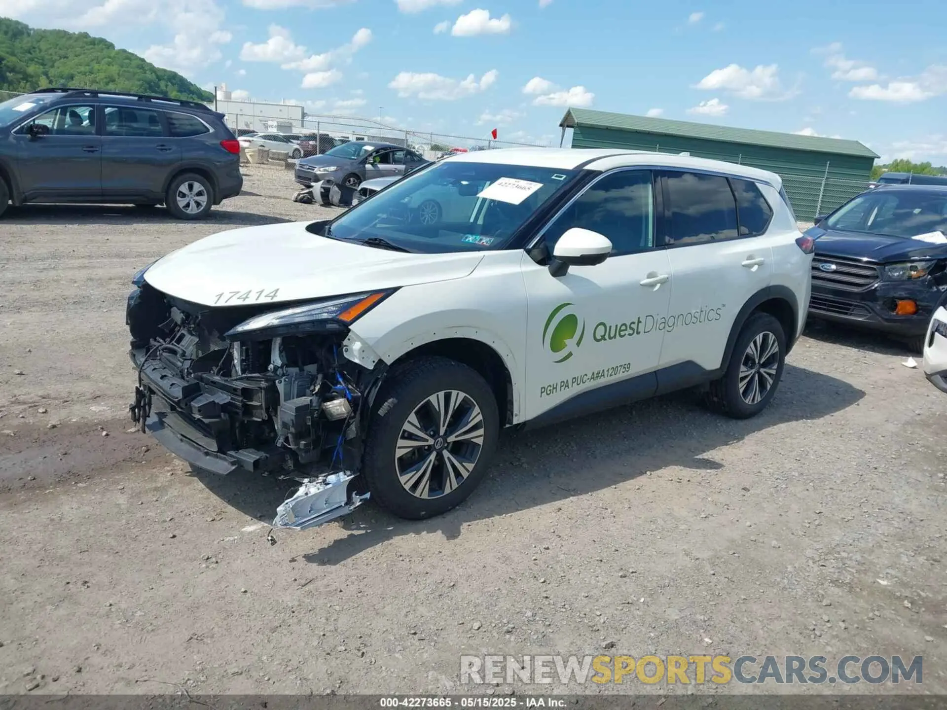 2 Photograph of a damaged car 5N1AT3BB5MC814656 NISSAN ROGUE 2021