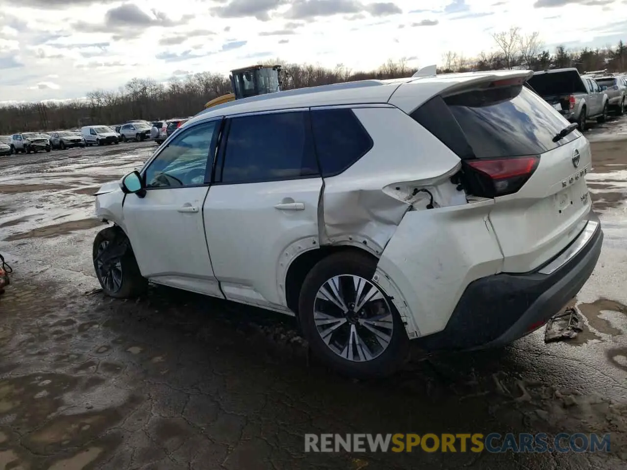 2 Photograph of a damaged car 5N1AT3BB5MC820179 NISSAN ROGUE 2021