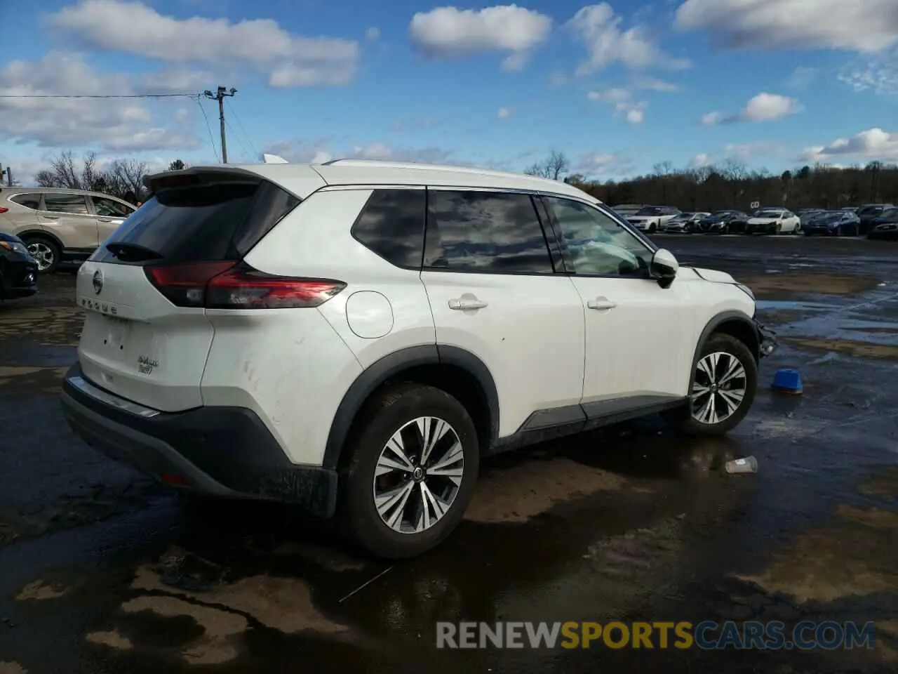 3 Photograph of a damaged car 5N1AT3BB5MC820179 NISSAN ROGUE 2021