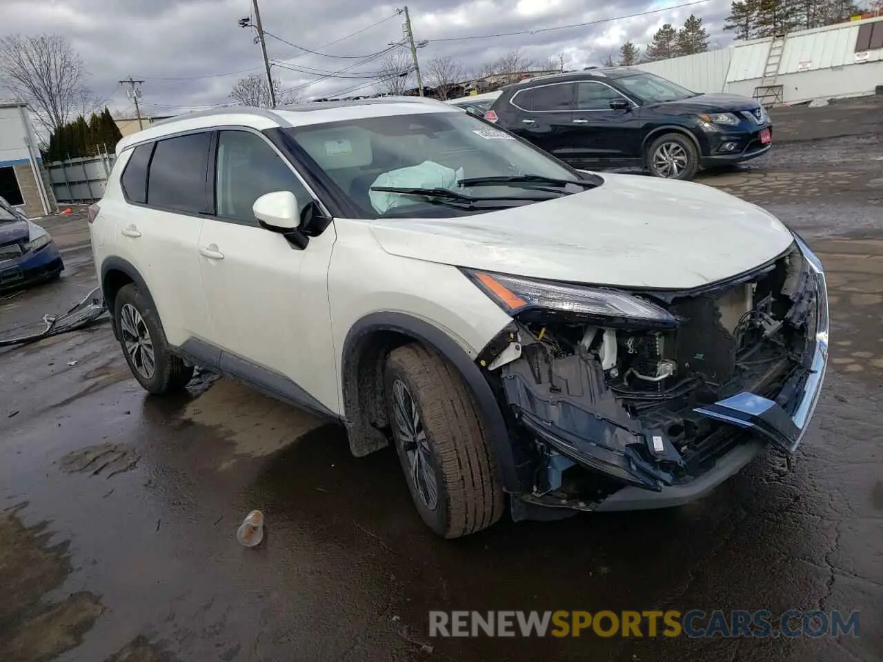 4 Photograph of a damaged car 5N1AT3BB5MC820179 NISSAN ROGUE 2021