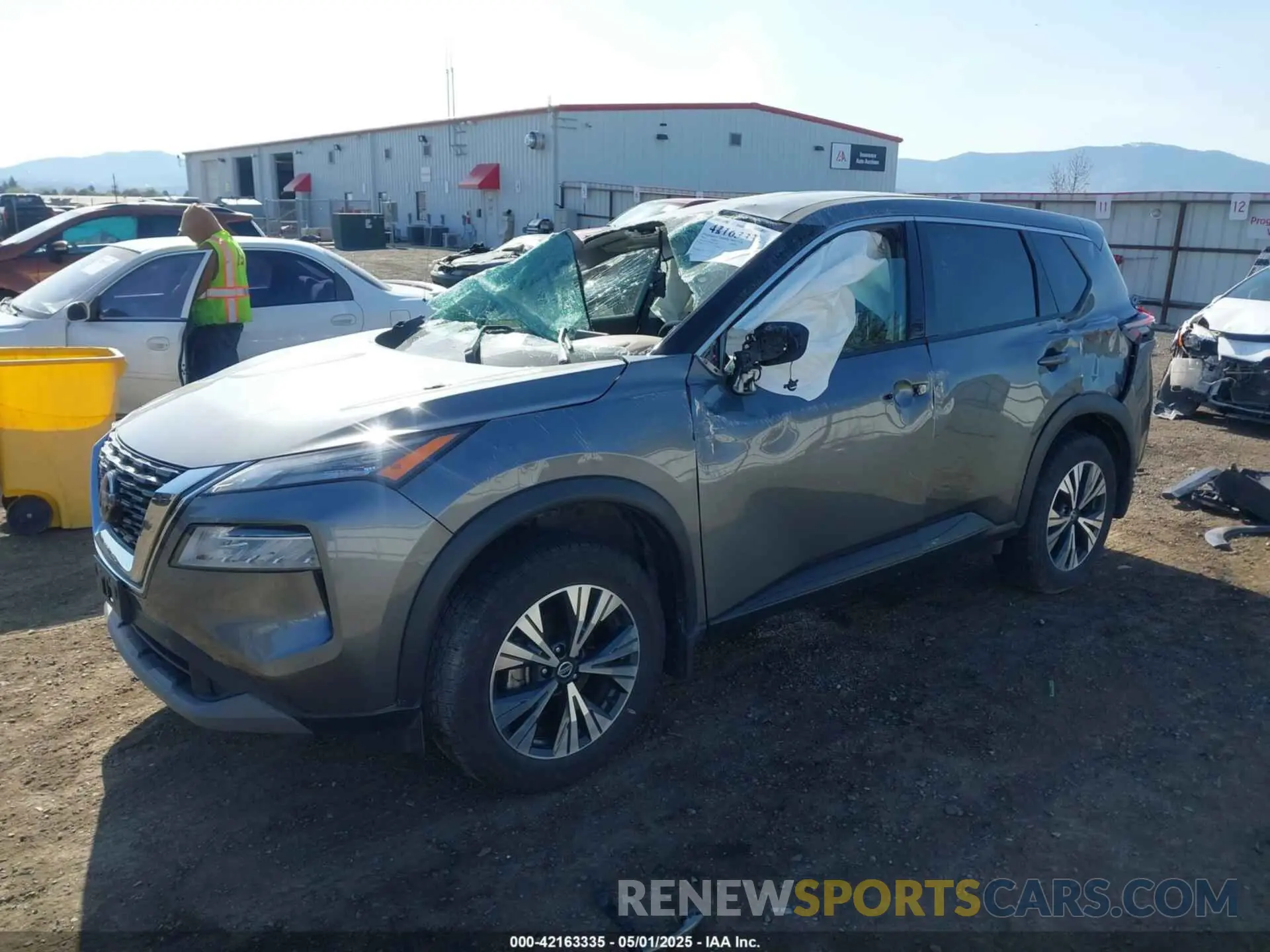 2 Photograph of a damaged car 5N1AT3BB5MC821400 NISSAN ROGUE 2021