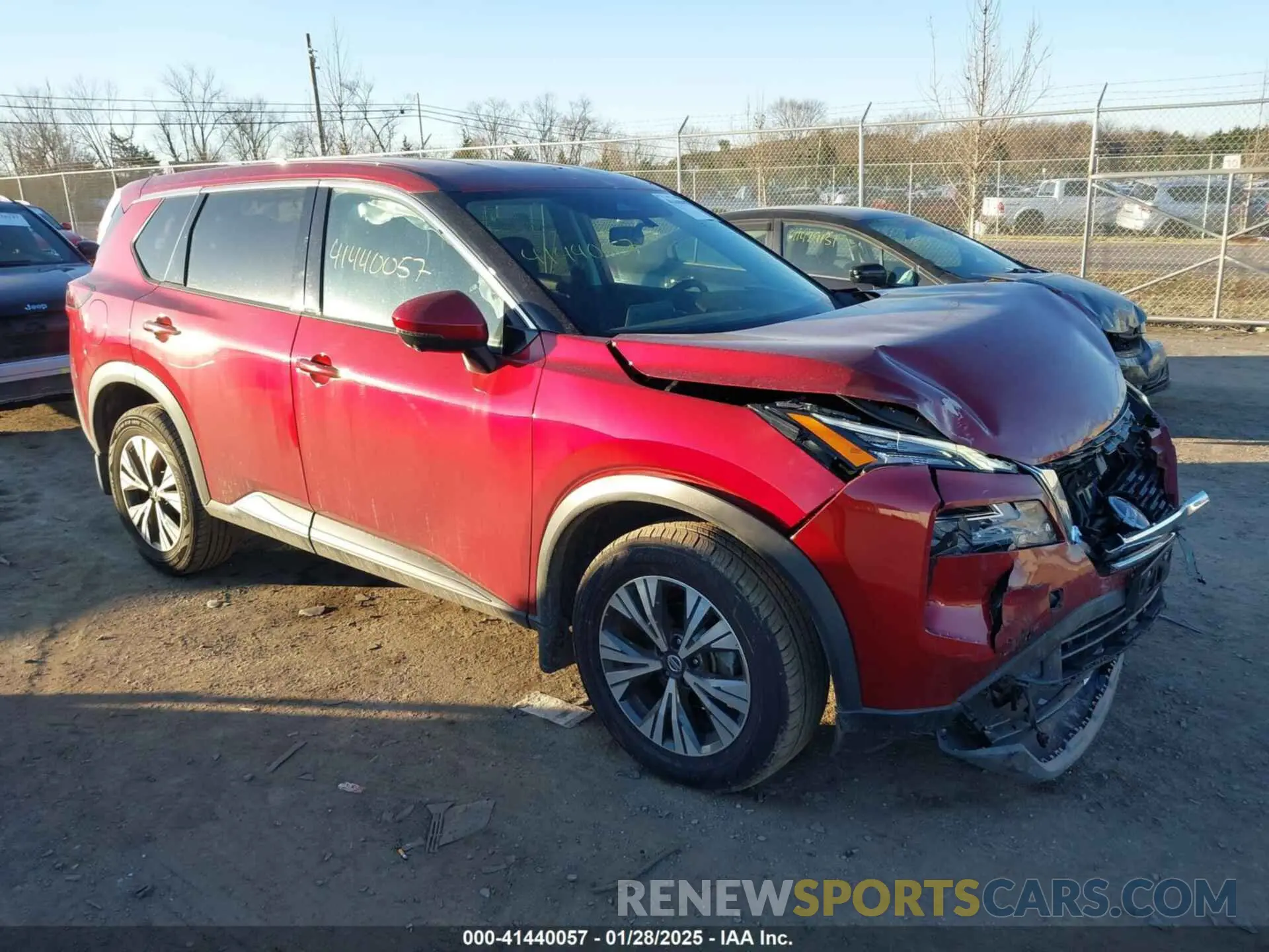 1 Photograph of a damaged car 5N1AT3BB5MC839069 NISSAN ROGUE 2021