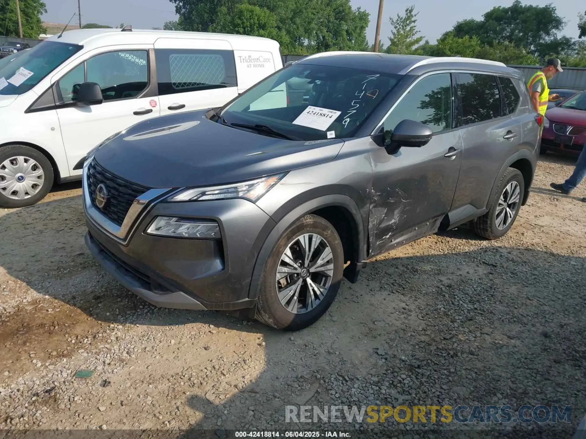 2 Photograph of a damaged car 5N1AT3BB6MC714579 NISSAN ROGUE 2021