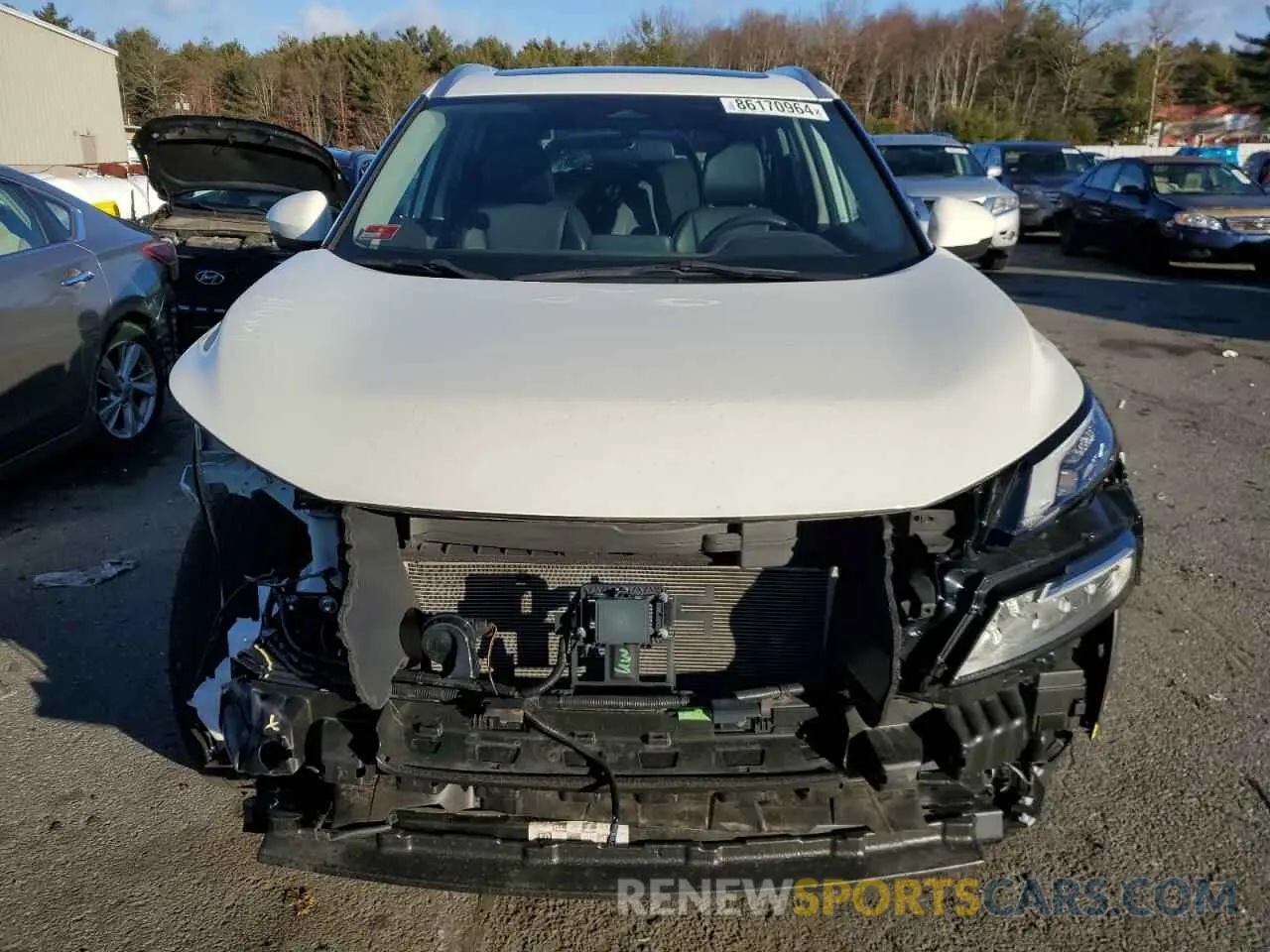 5 Photograph of a damaged car 5N1AT3BB6MC753933 NISSAN ROGUE 2021