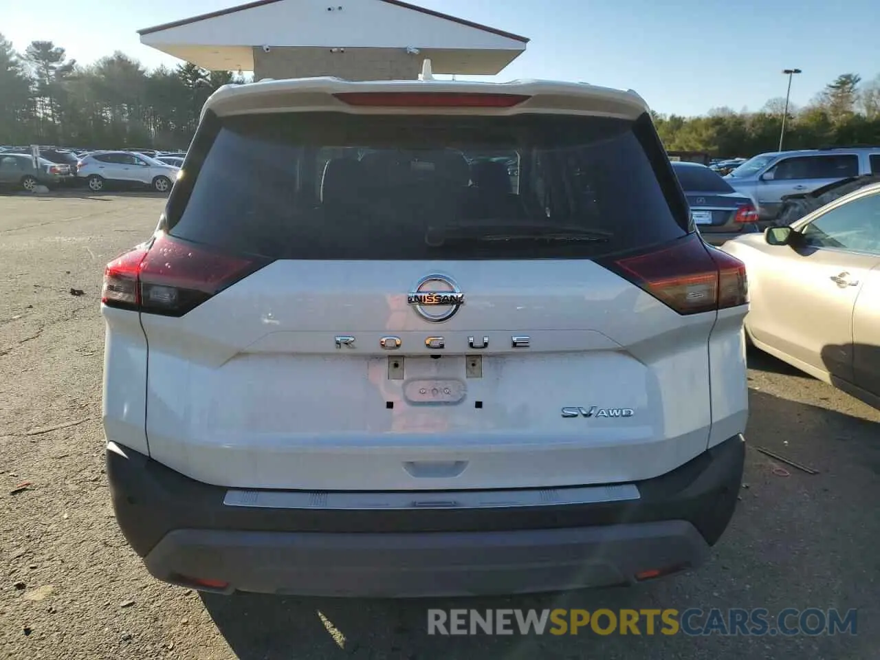 6 Photograph of a damaged car 5N1AT3BB6MC753933 NISSAN ROGUE 2021