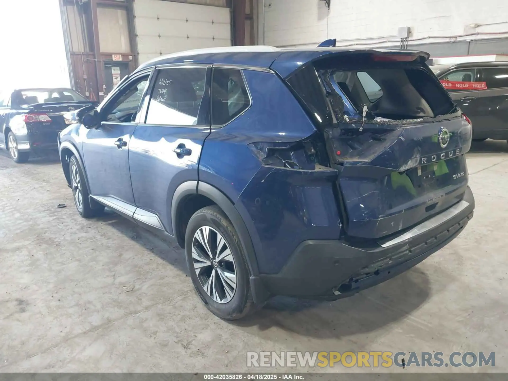 3 Photograph of a damaged car 5N1AT3BB6MC757321 NISSAN ROGUE 2021
