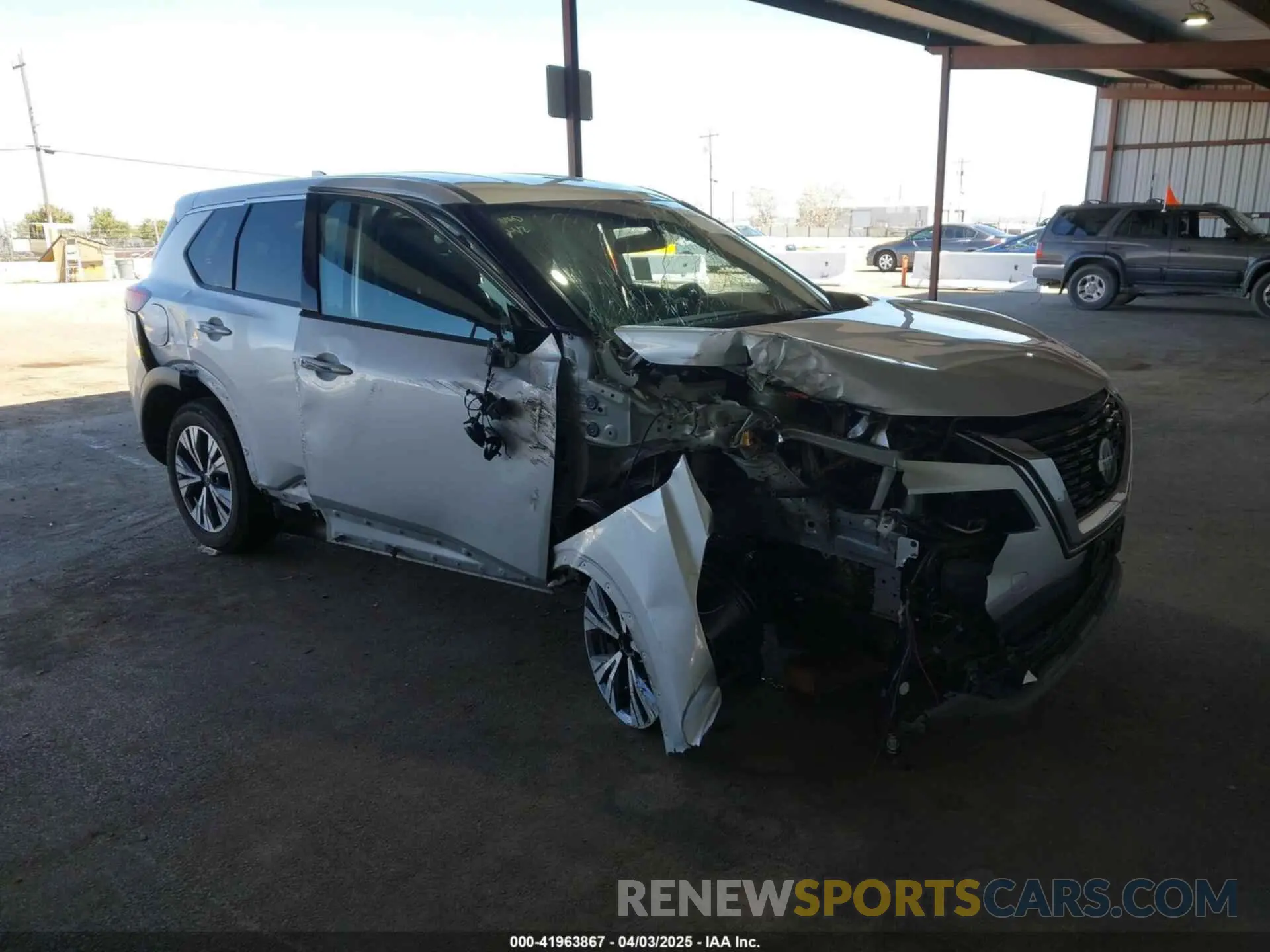 1 Photograph of a damaged car 5N1AT3BB6MC767914 NISSAN ROGUE 2021
