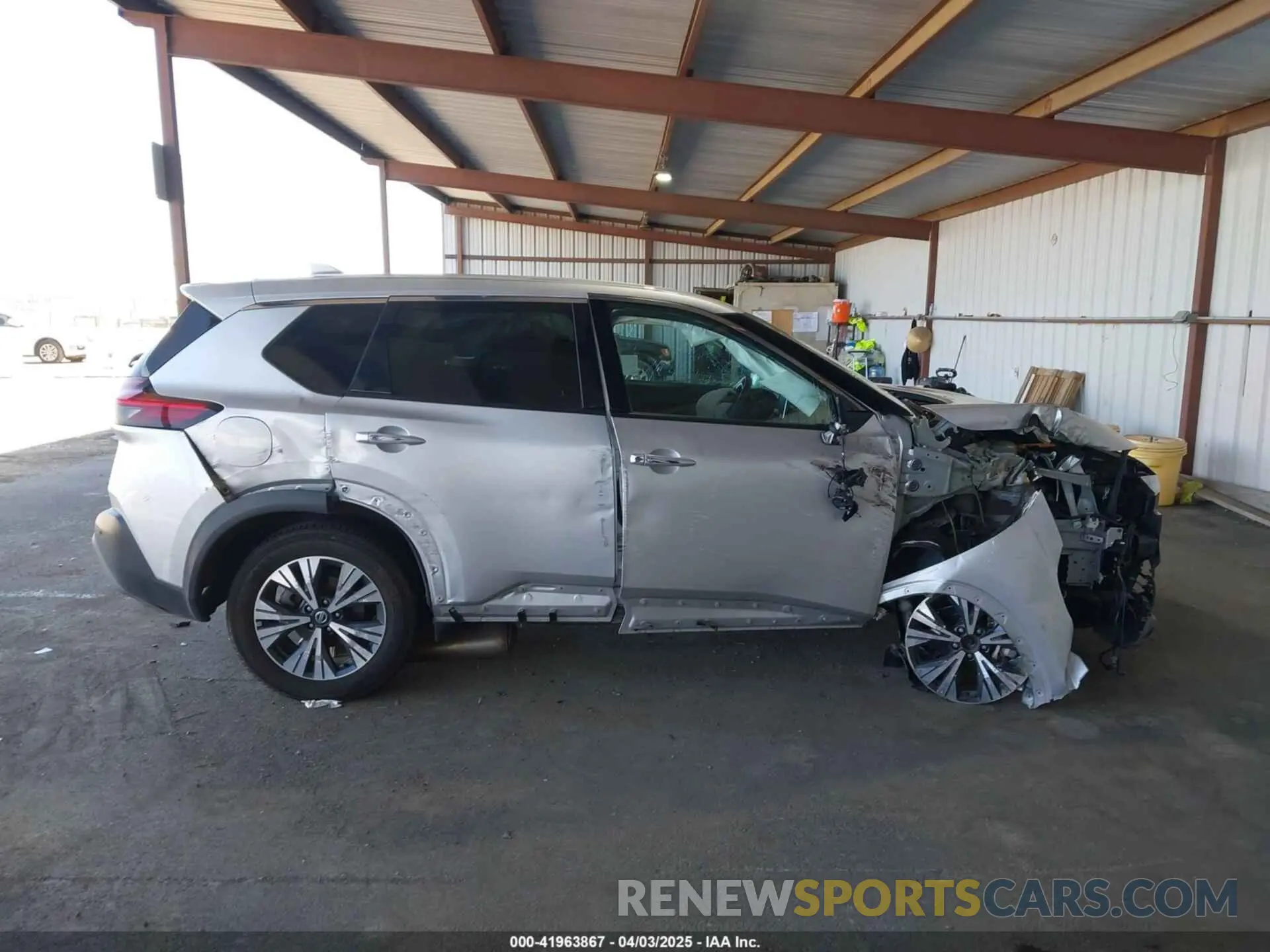 14 Photograph of a damaged car 5N1AT3BB6MC767914 NISSAN ROGUE 2021