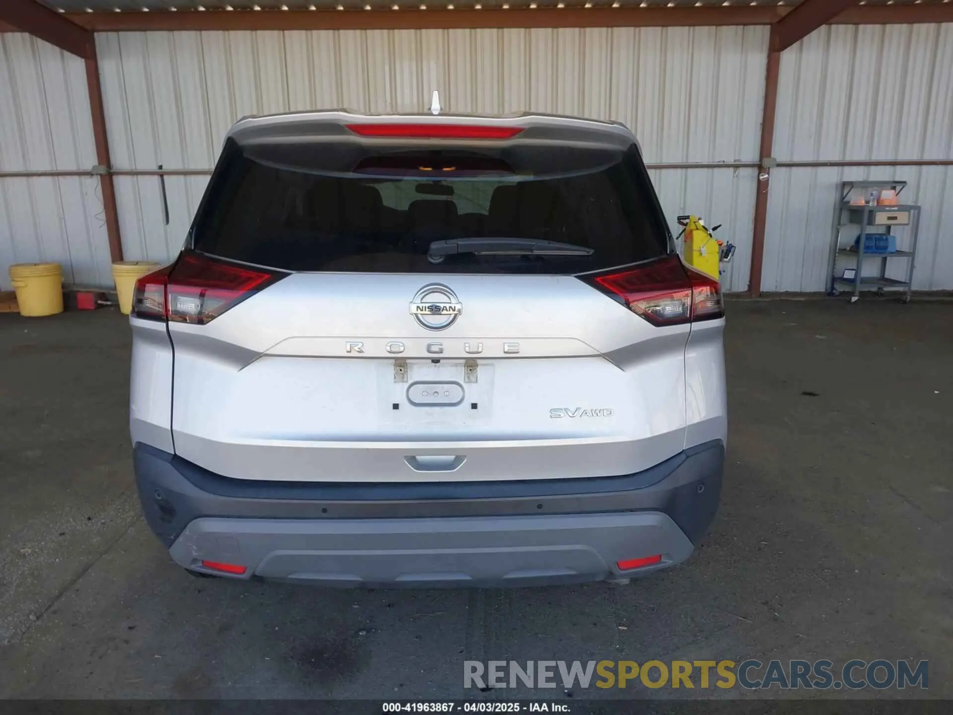17 Photograph of a damaged car 5N1AT3BB6MC767914 NISSAN ROGUE 2021