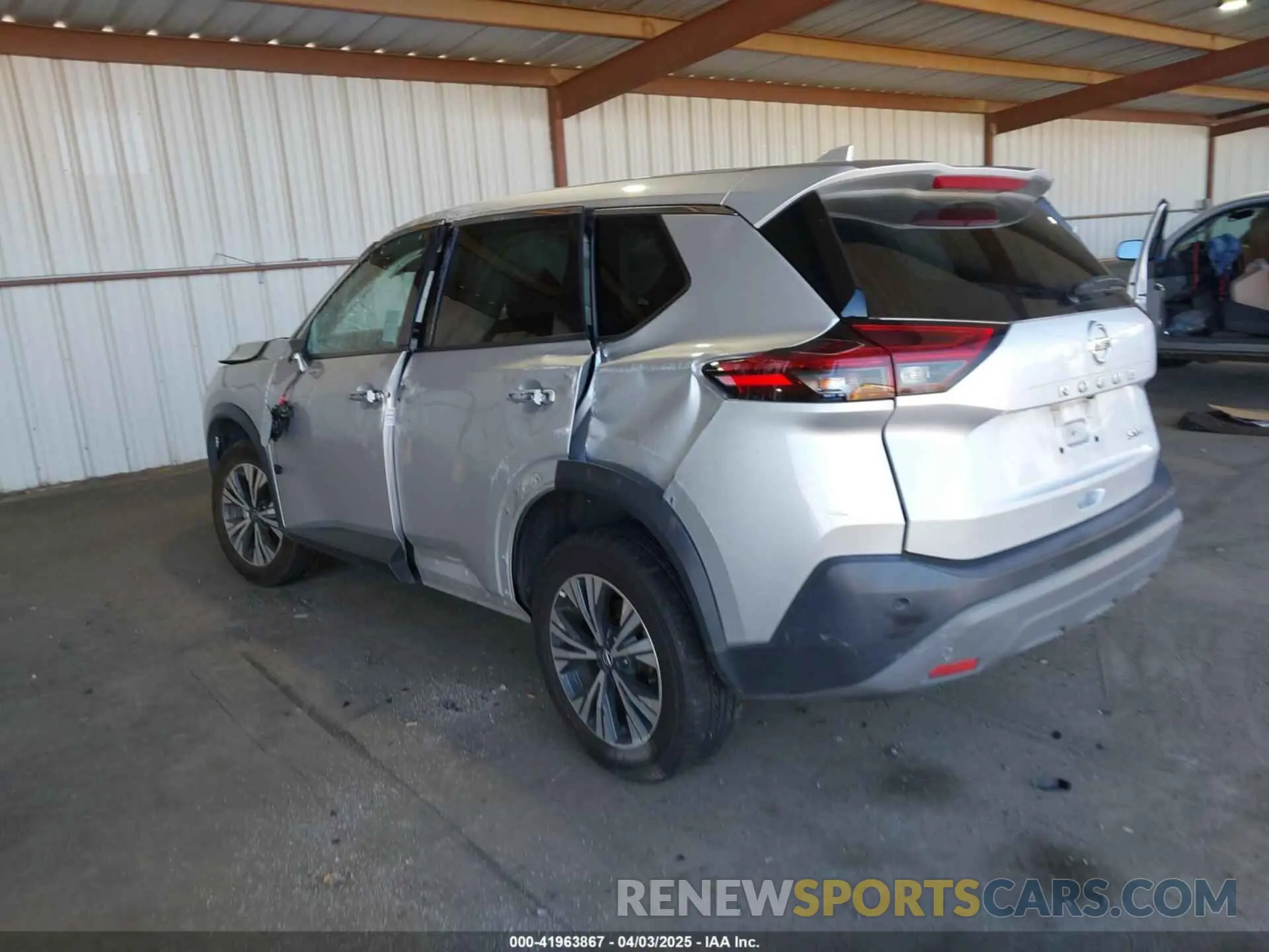 3 Photograph of a damaged car 5N1AT3BB6MC767914 NISSAN ROGUE 2021
