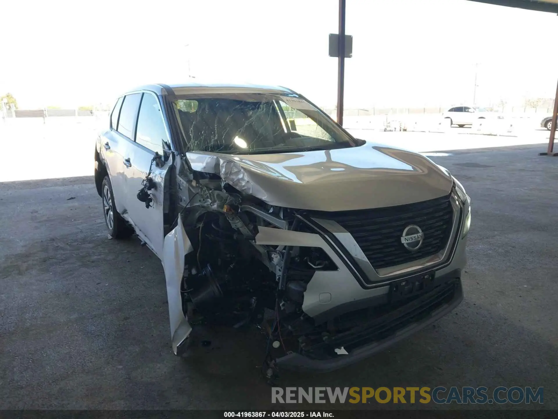 6 Photograph of a damaged car 5N1AT3BB6MC767914 NISSAN ROGUE 2021