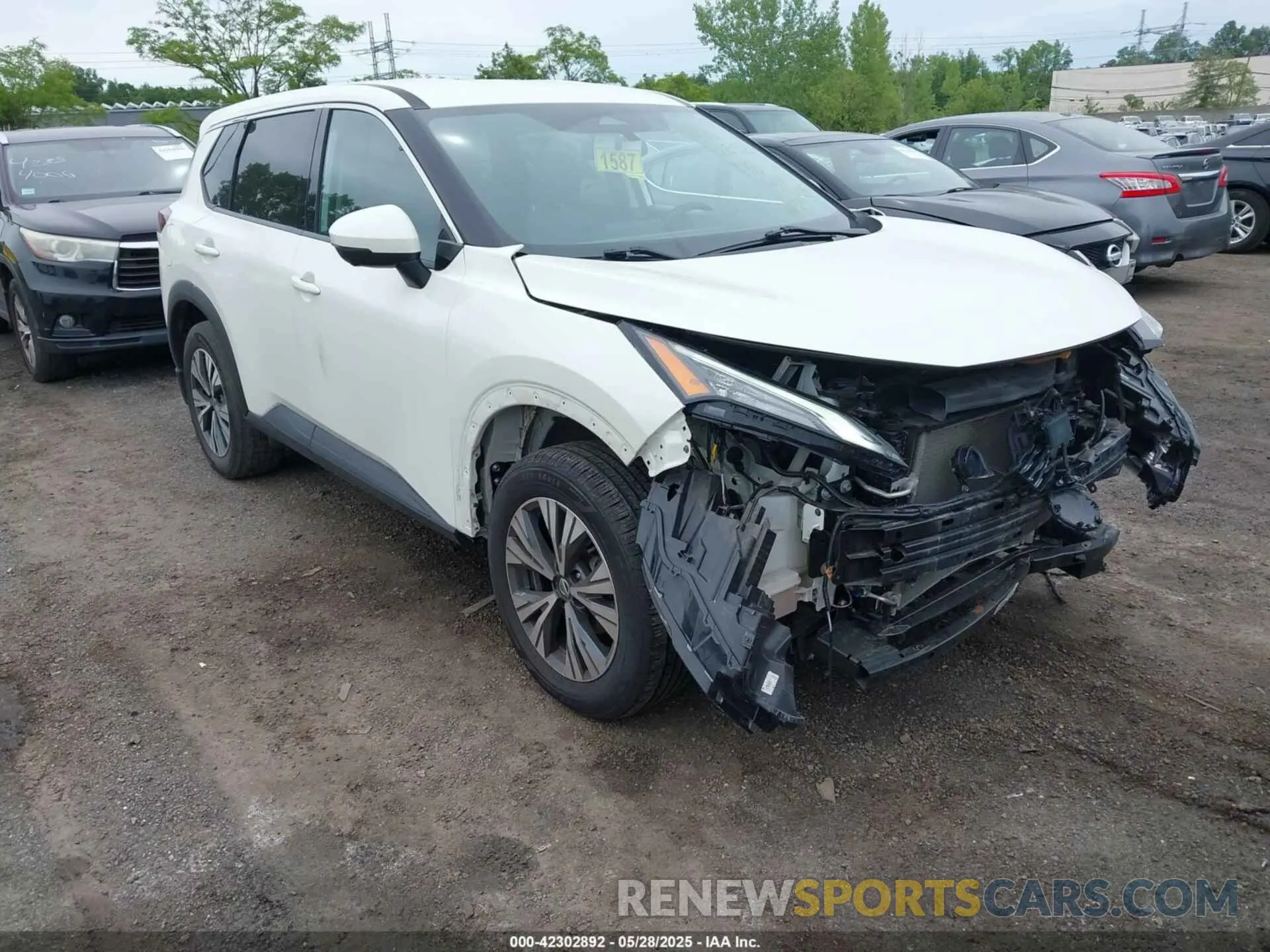 1 Photograph of a damaged car 5N1AT3BB6MC783448 NISSAN ROGUE 2021