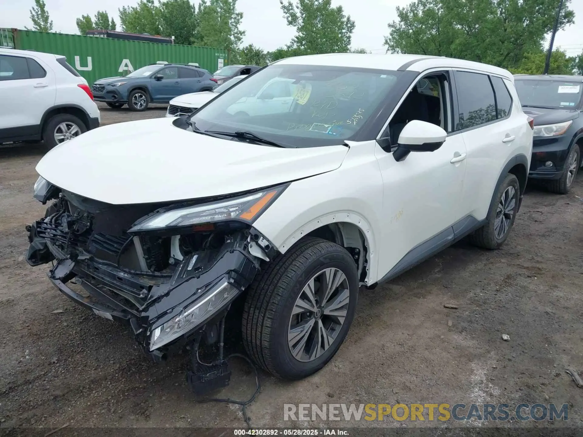 2 Photograph of a damaged car 5N1AT3BB6MC783448 NISSAN ROGUE 2021