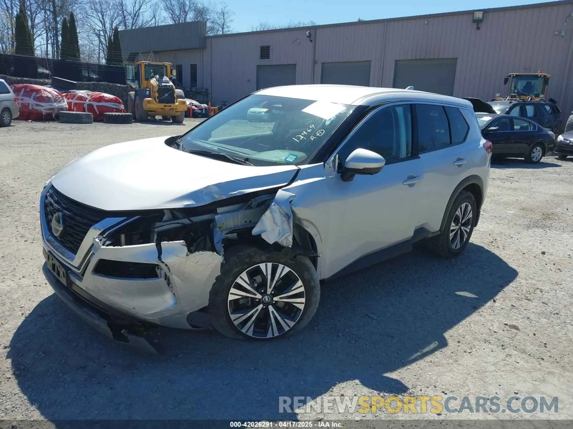 2 Photograph of a damaged car 5N1AT3BB7MC692978 NISSAN ROGUE 2021