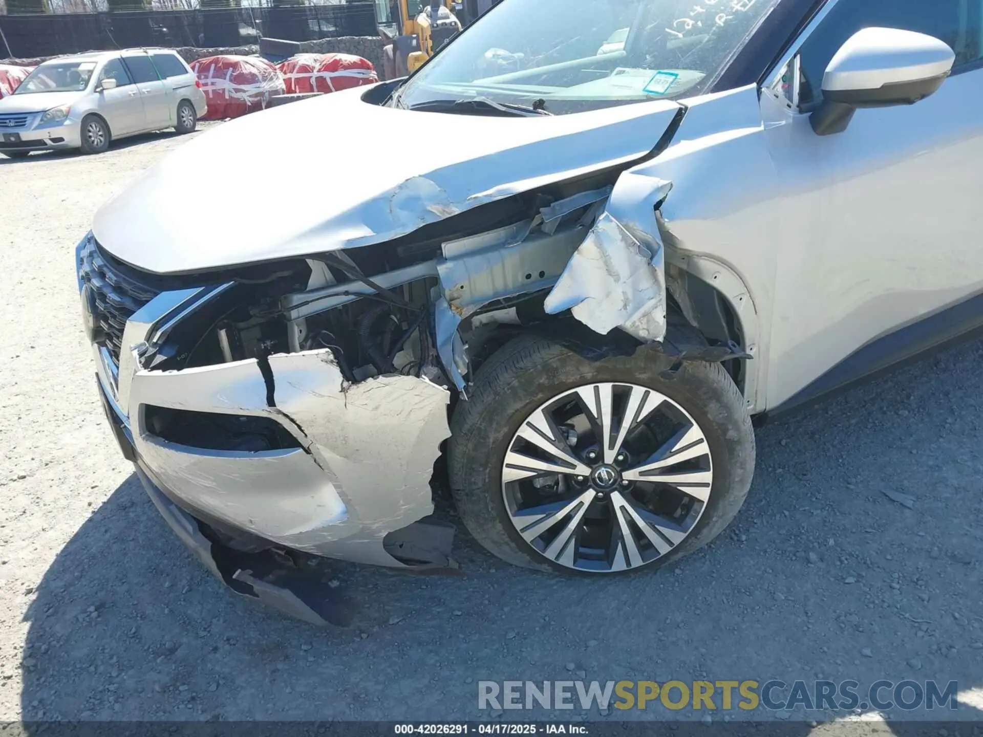 6 Photograph of a damaged car 5N1AT3BB7MC692978 NISSAN ROGUE 2021
