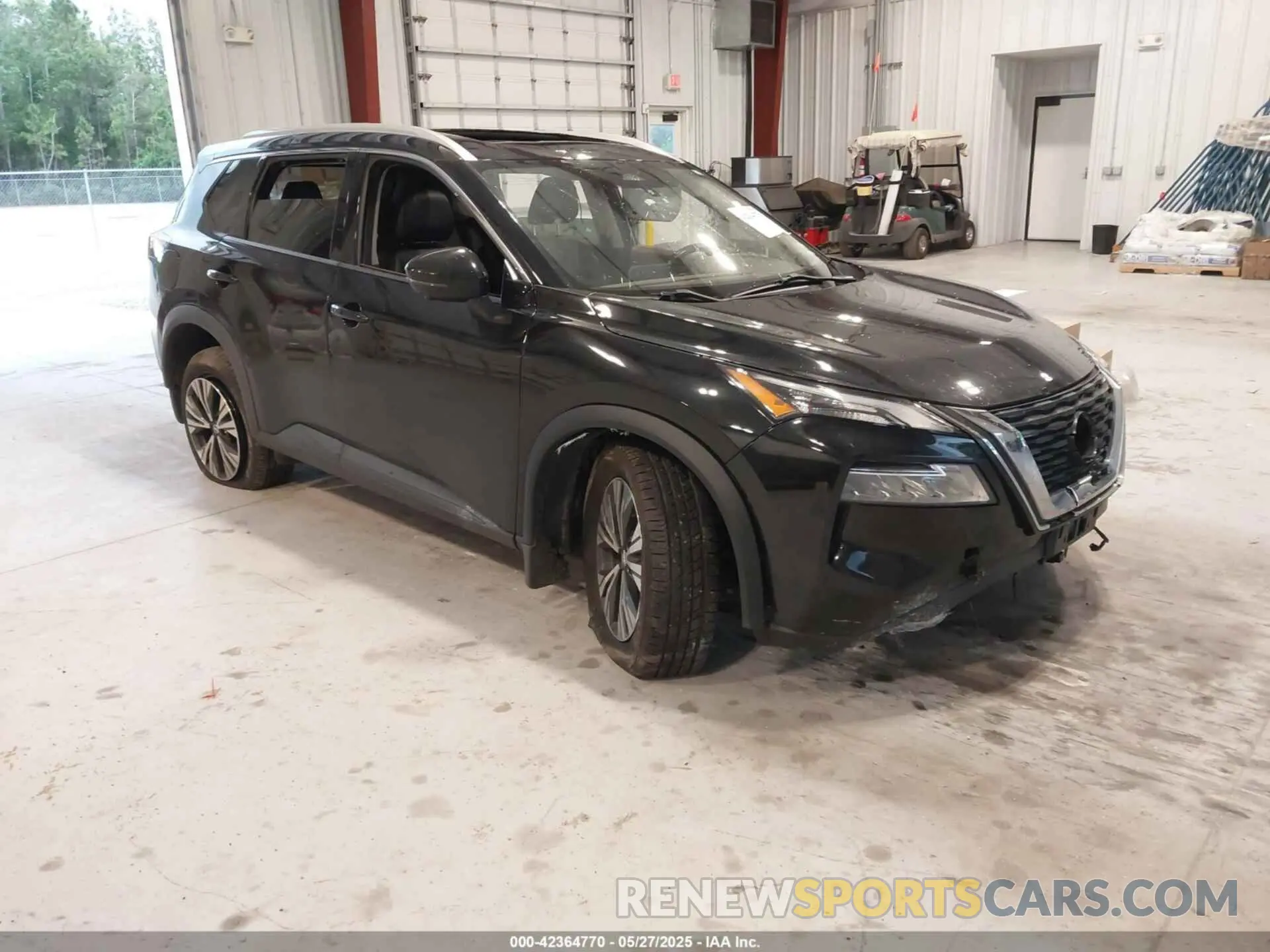 1 Photograph of a damaged car 5N1AT3BB7MC694410 NISSAN ROGUE 2021