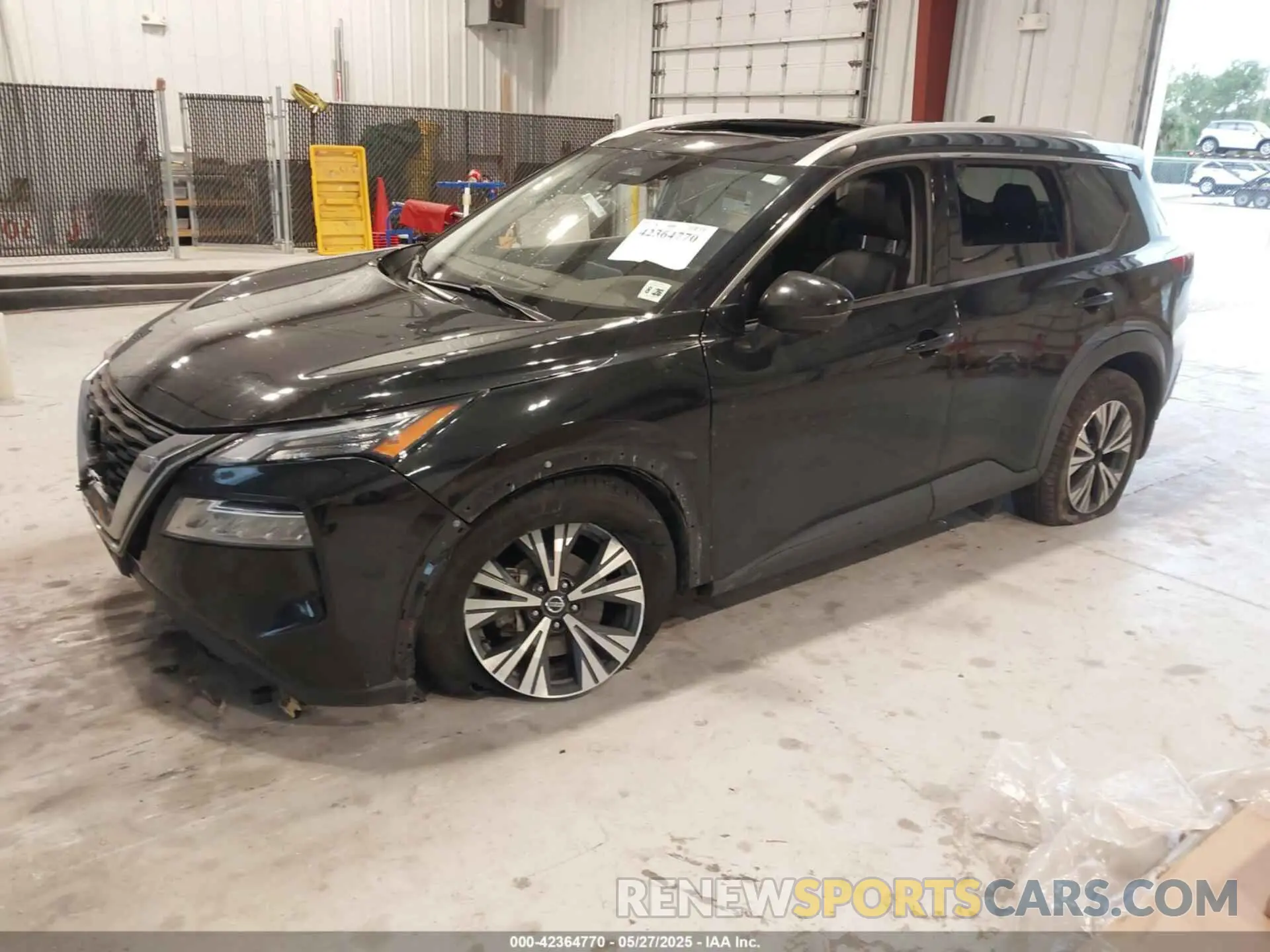 2 Photograph of a damaged car 5N1AT3BB7MC694410 NISSAN ROGUE 2021