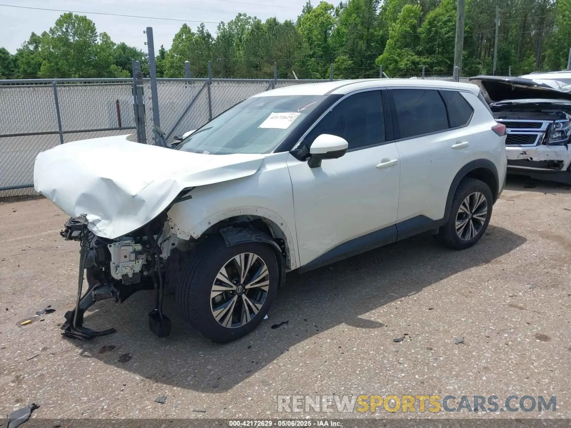 2 Photograph of a damaged car 5N1AT3BB7MC725557 NISSAN ROGUE 2021