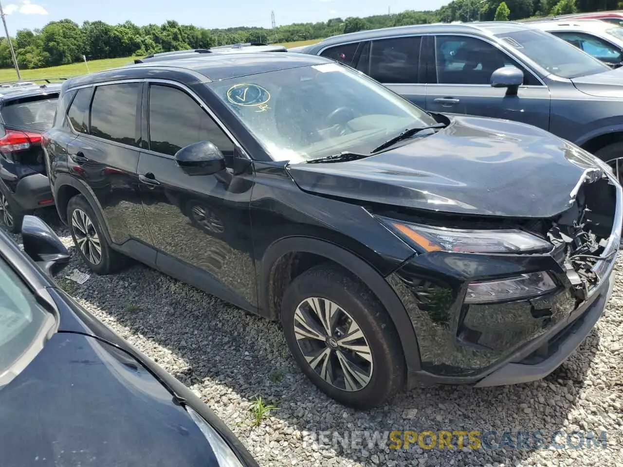 4 Photograph of a damaged car 5N1AT3BB7MC728765 NISSAN ROGUE 2021