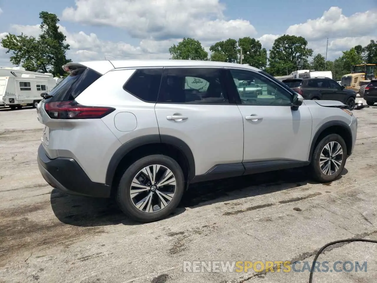 3 Photograph of a damaged car 5N1AT3BB7MC733691 NISSAN ROGUE 2021