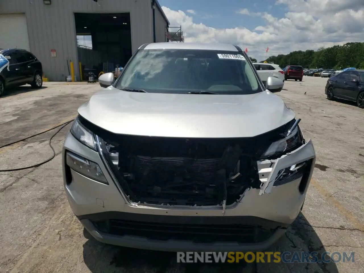 5 Photograph of a damaged car 5N1AT3BB7MC733691 NISSAN ROGUE 2021