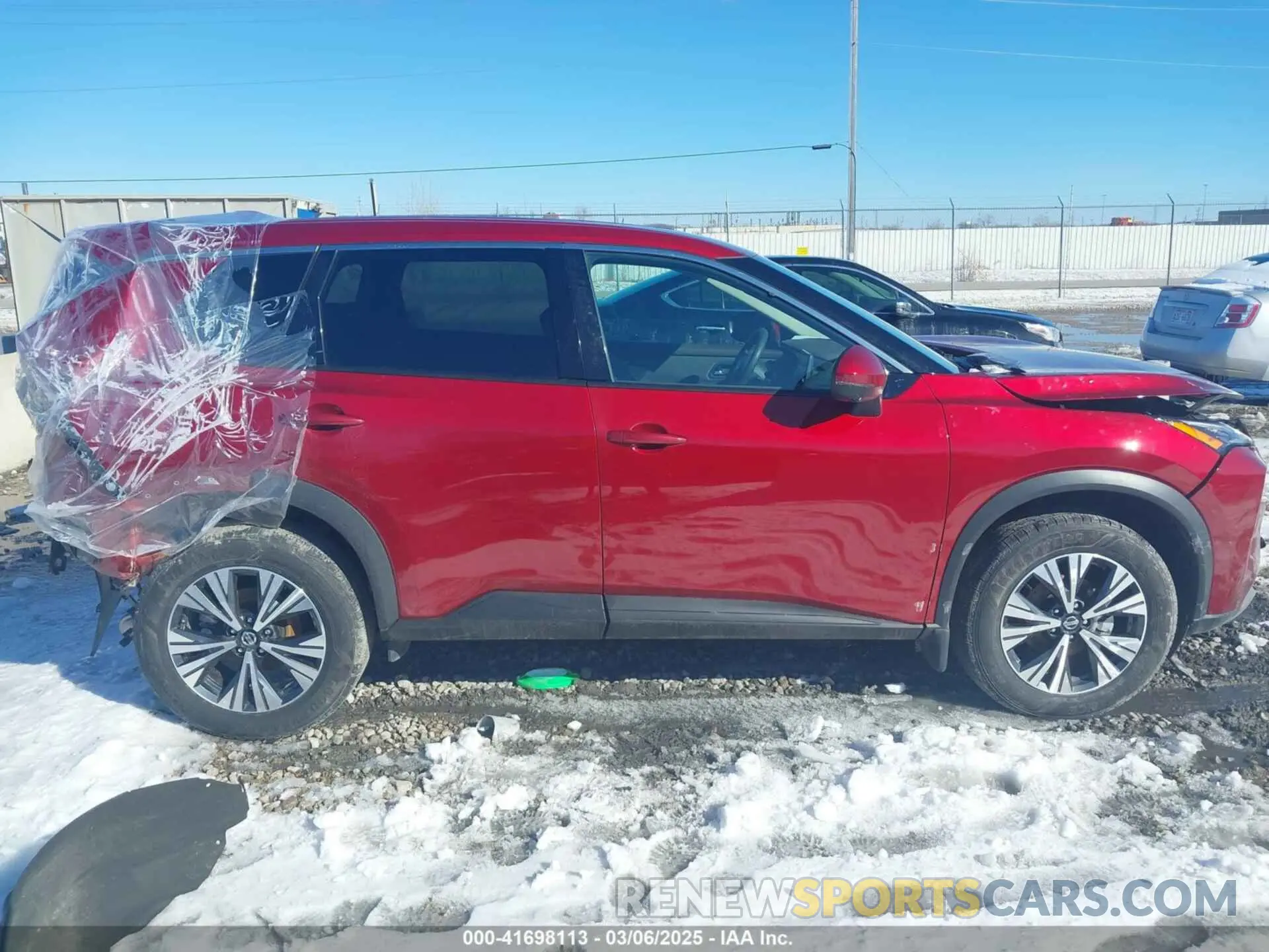 14 Photograph of a damaged car 5N1AT3BB7MC751043 NISSAN ROGUE 2021