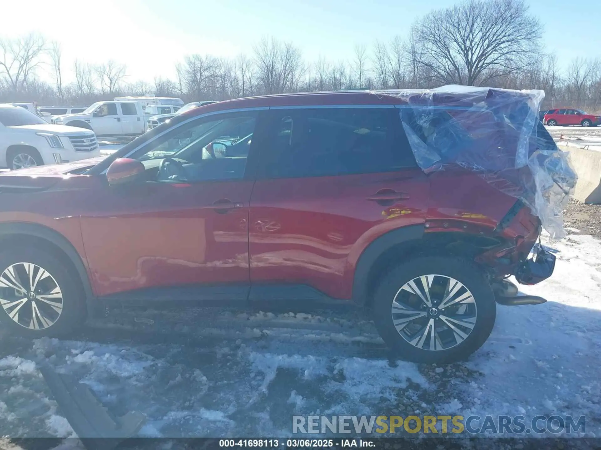 15 Photograph of a damaged car 5N1AT3BB7MC751043 NISSAN ROGUE 2021