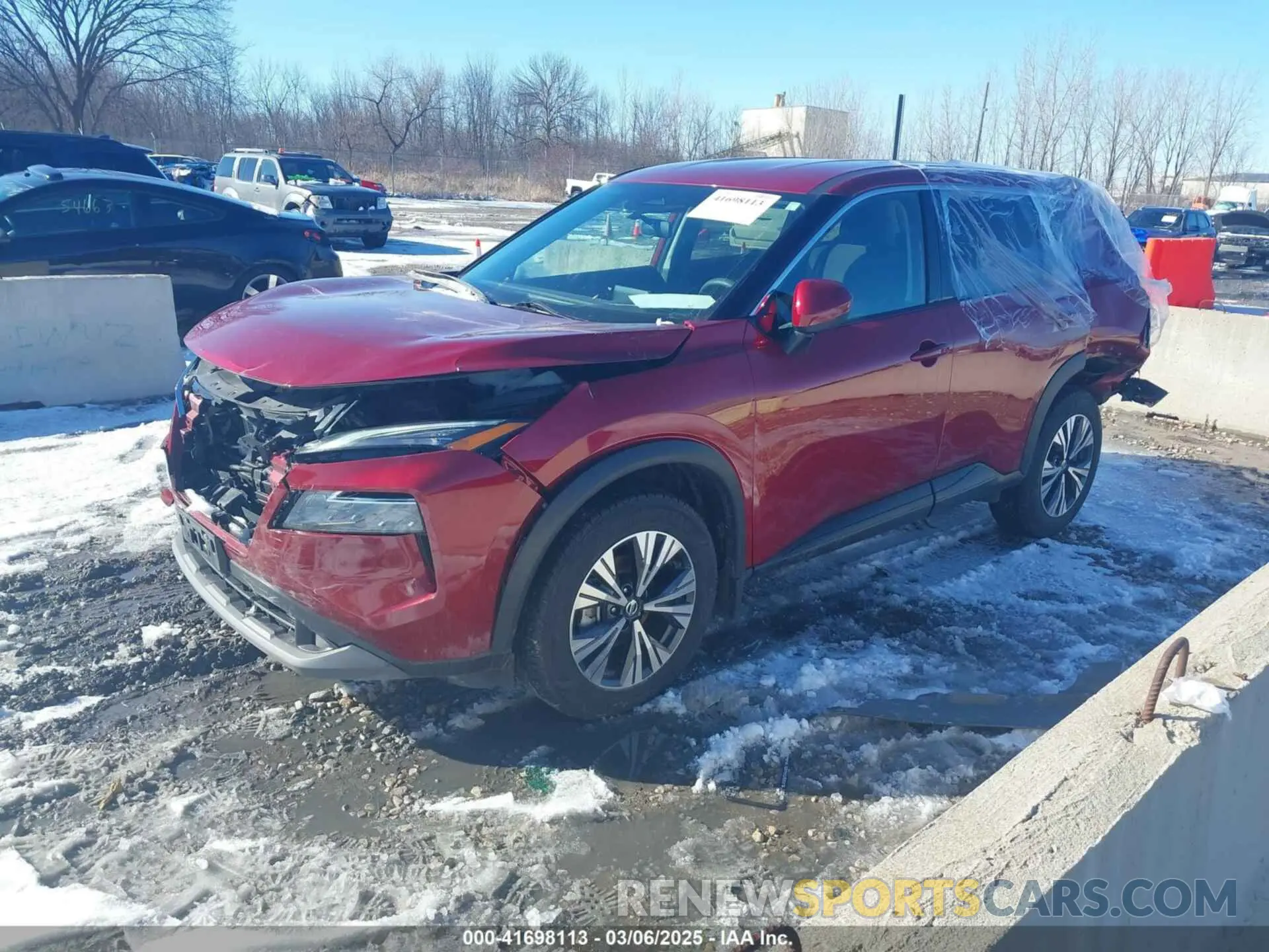 2 Photograph of a damaged car 5N1AT3BB7MC751043 NISSAN ROGUE 2021