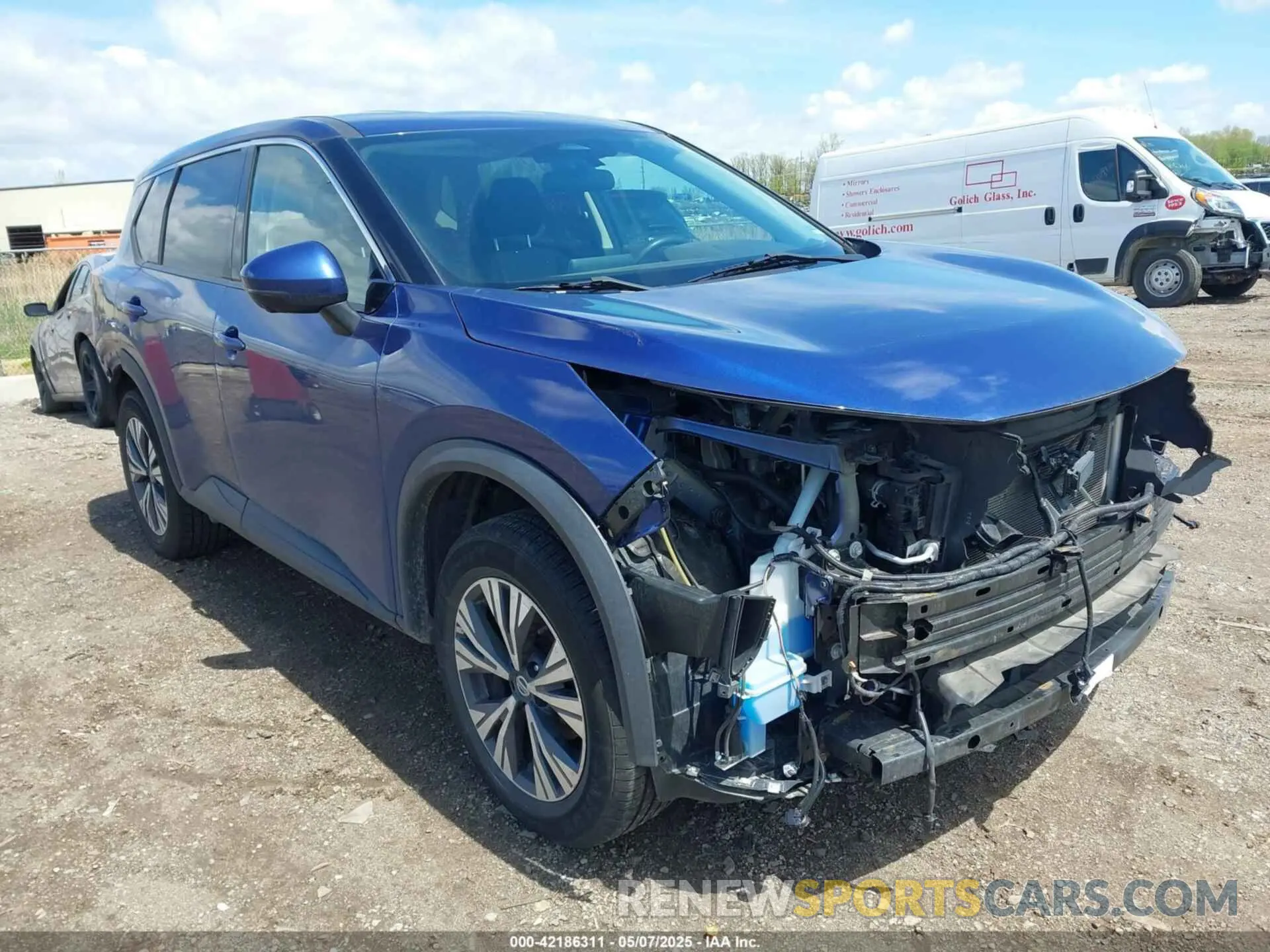 1 Photograph of a damaged car 5N1AT3BB7MC772359 NISSAN ROGUE 2021