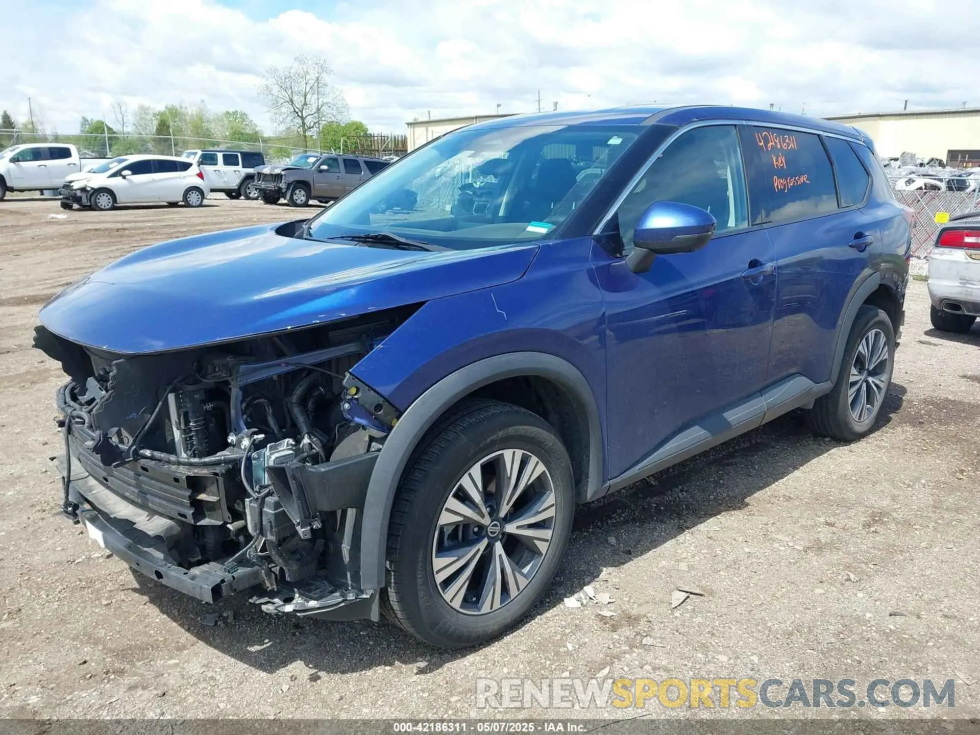 2 Photograph of a damaged car 5N1AT3BB7MC772359 NISSAN ROGUE 2021