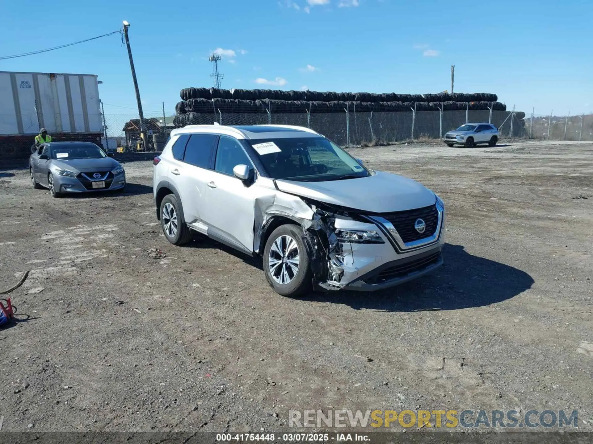 1 Photograph of a damaged car 5N1AT3BB7MC784088 NISSAN ROGUE 2021
