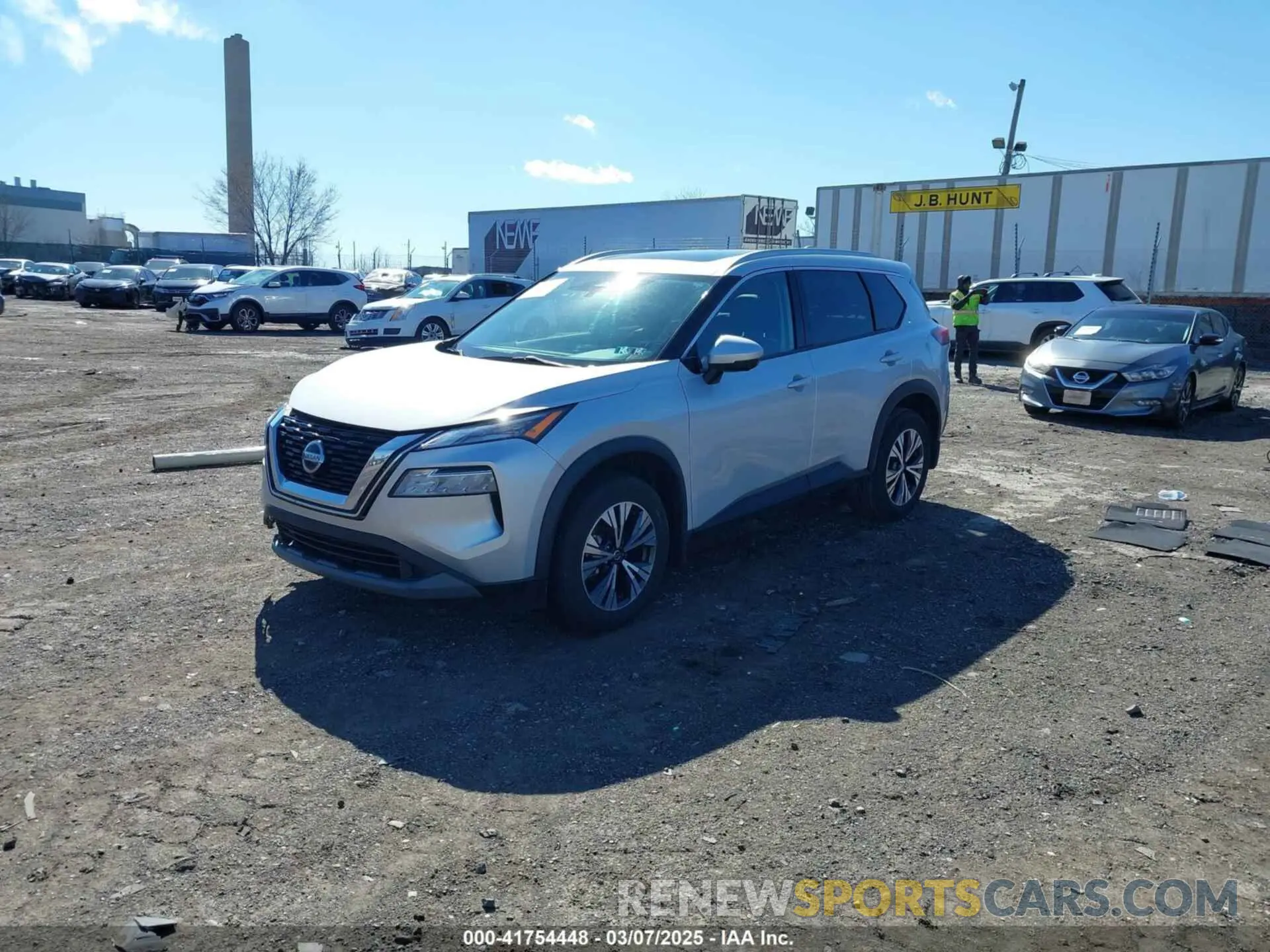 2 Photograph of a damaged car 5N1AT3BB7MC784088 NISSAN ROGUE 2021