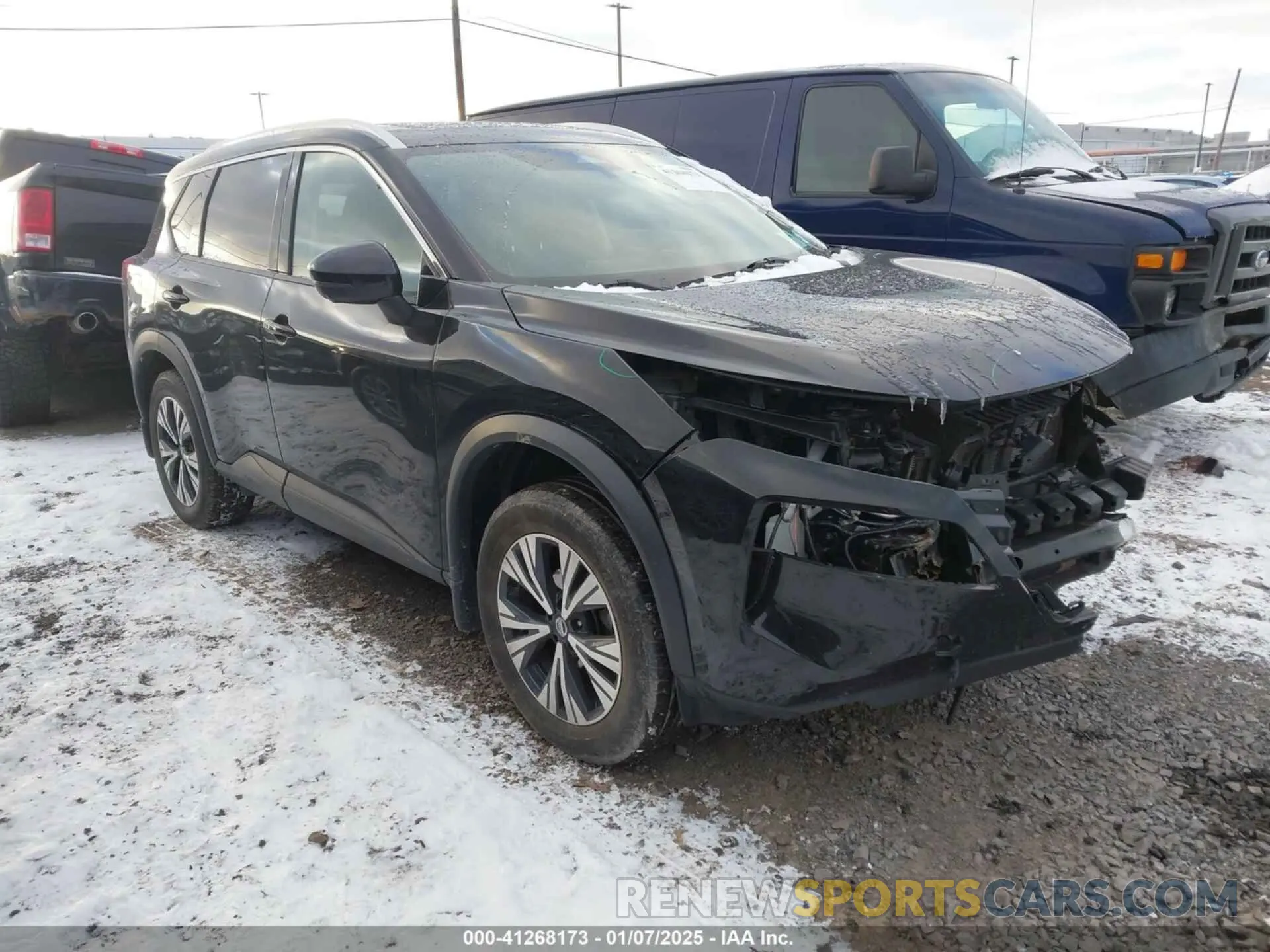 1 Photograph of a damaged car 5N1AT3BB7MC814285 NISSAN ROGUE 2021
