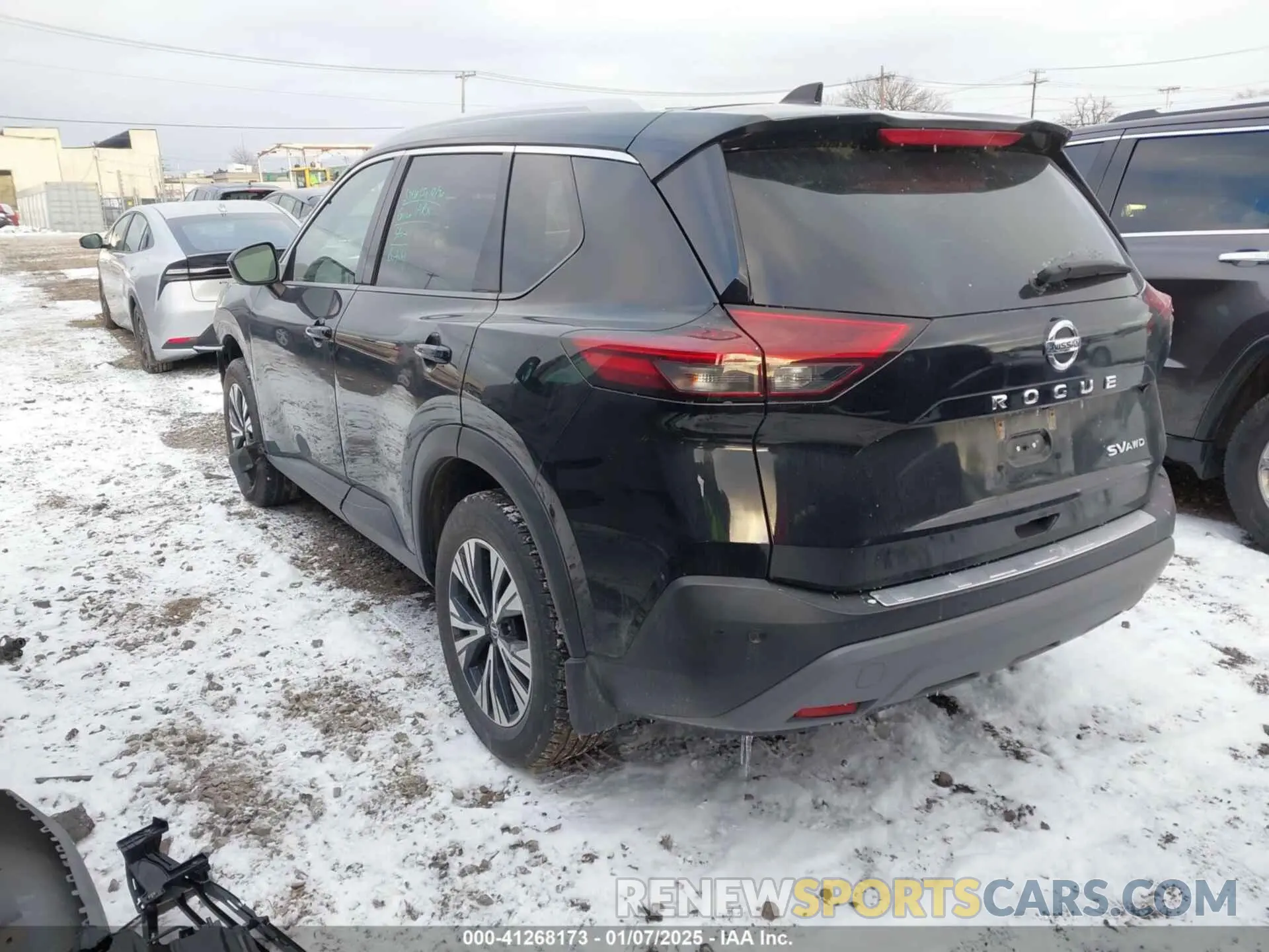 3 Photograph of a damaged car 5N1AT3BB7MC814285 NISSAN ROGUE 2021