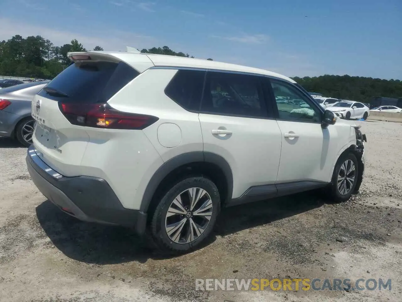 3 Photograph of a damaged car 5N1AT3BB7MC846900 NISSAN ROGUE 2021