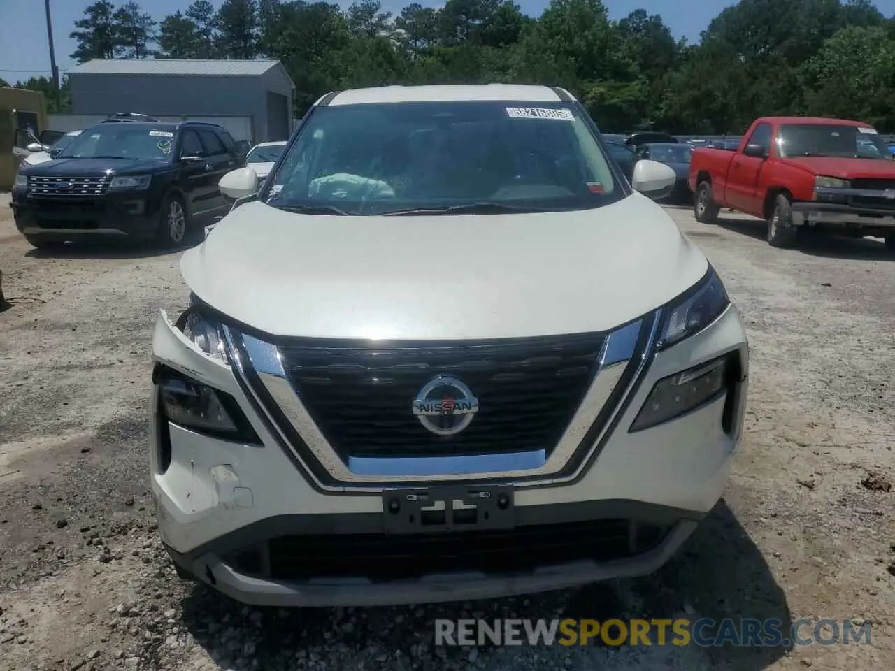 5 Photograph of a damaged car 5N1AT3BB7MC846900 NISSAN ROGUE 2021