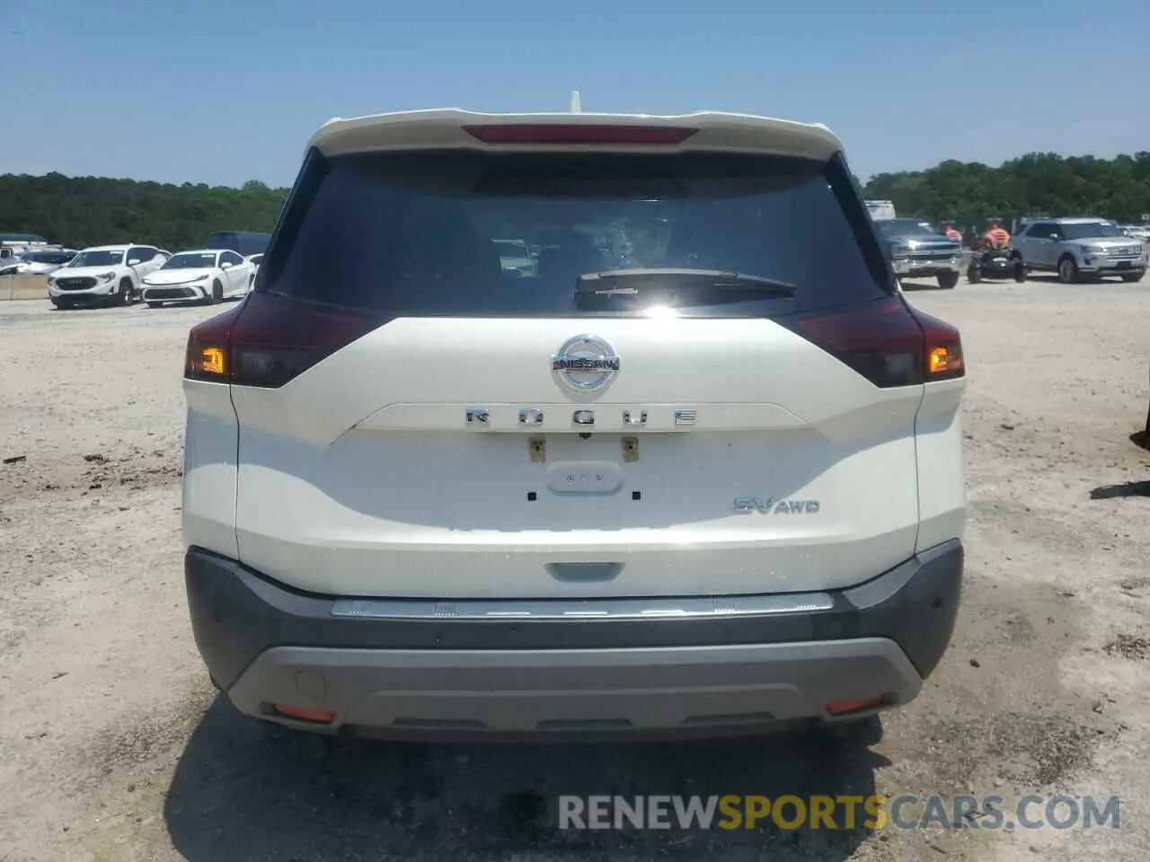 6 Photograph of a damaged car 5N1AT3BB7MC846900 NISSAN ROGUE 2021