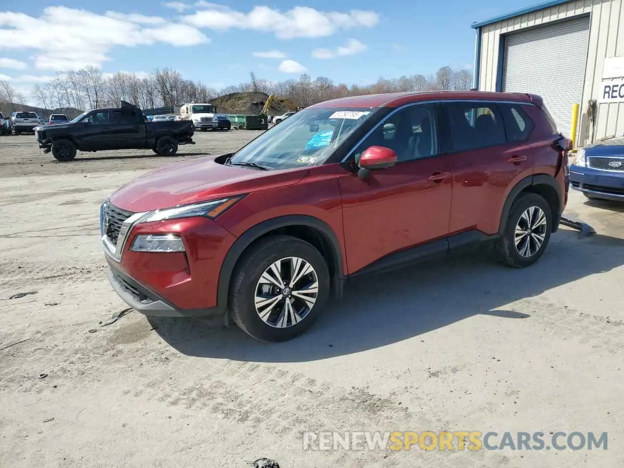 1 Photograph of a damaged car 5N1AT3BB8MC713448 NISSAN ROGUE 2021