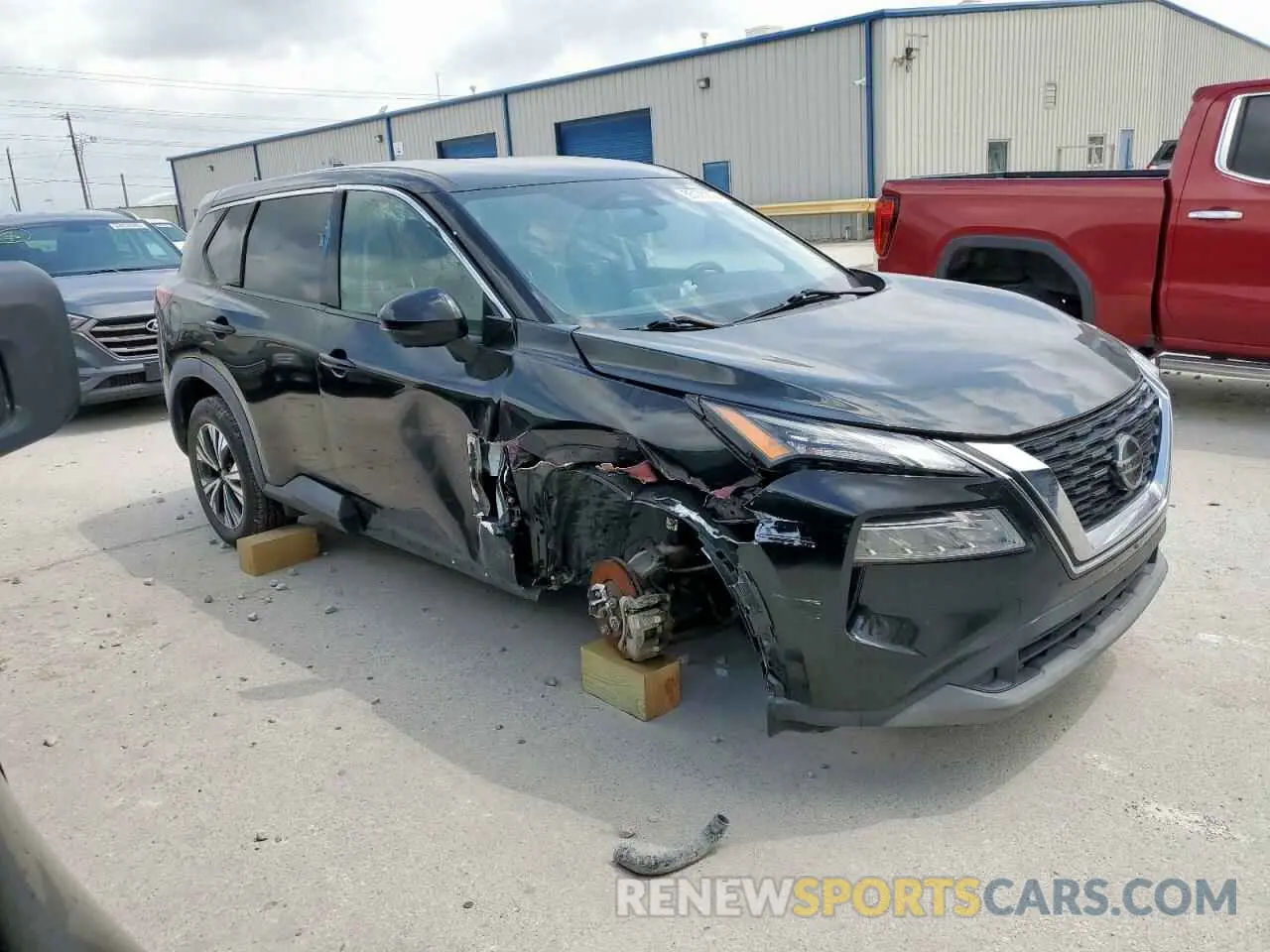 5 Photograph of a damaged car 5N1AT3BB8MC730430 NISSAN ROGUE 2021