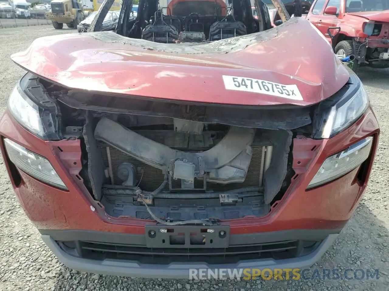 12 Photograph of a damaged car 5N1AT3BB8MC732789 NISSAN ROGUE 2021