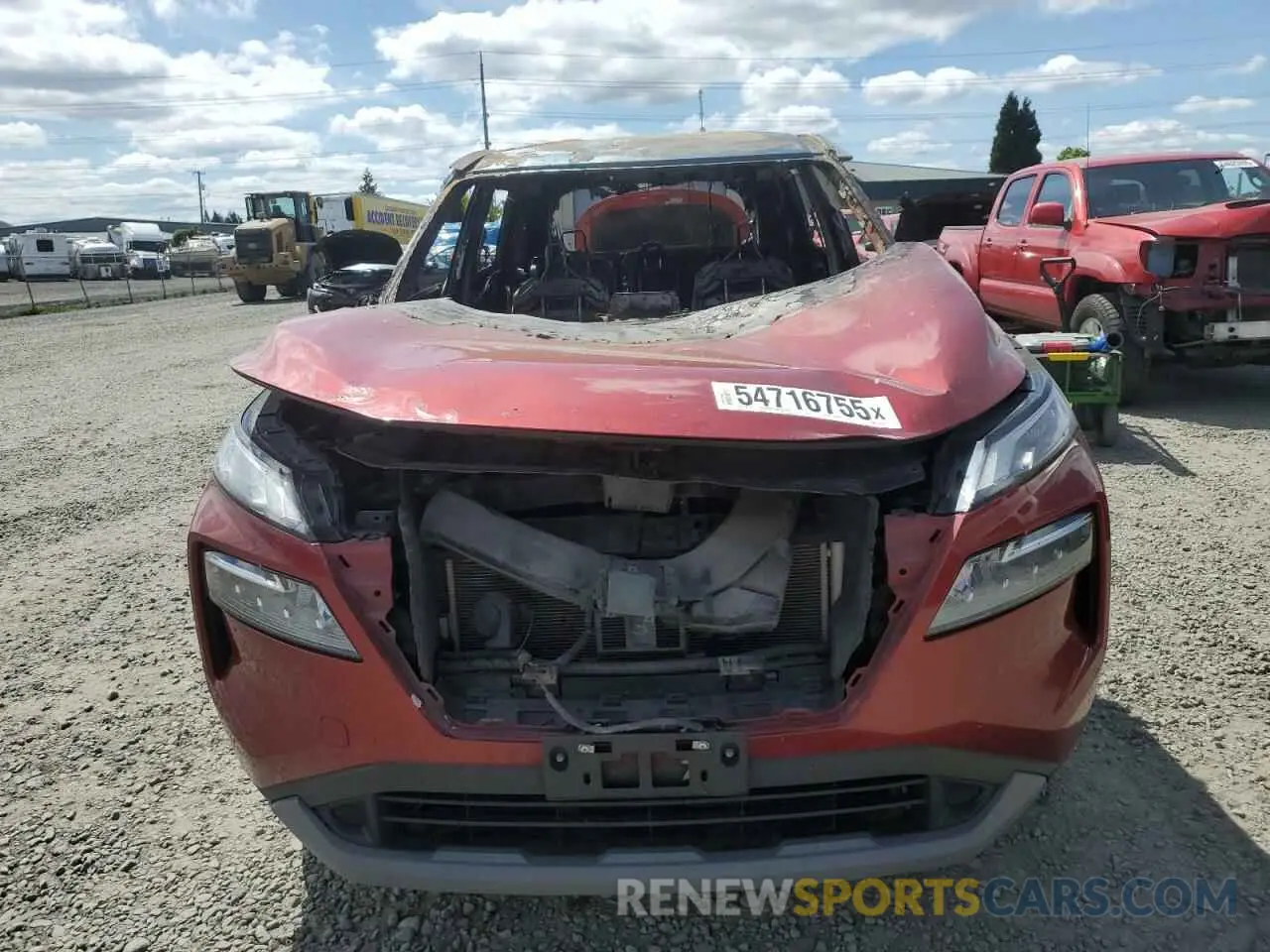 5 Photograph of a damaged car 5N1AT3BB8MC732789 NISSAN ROGUE 2021